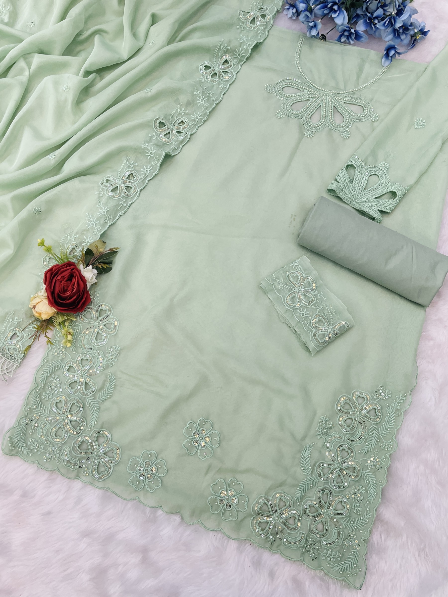  MARYAM’S 188 PAKISTANI EMBROIDERY WORK SALWAR SUIT