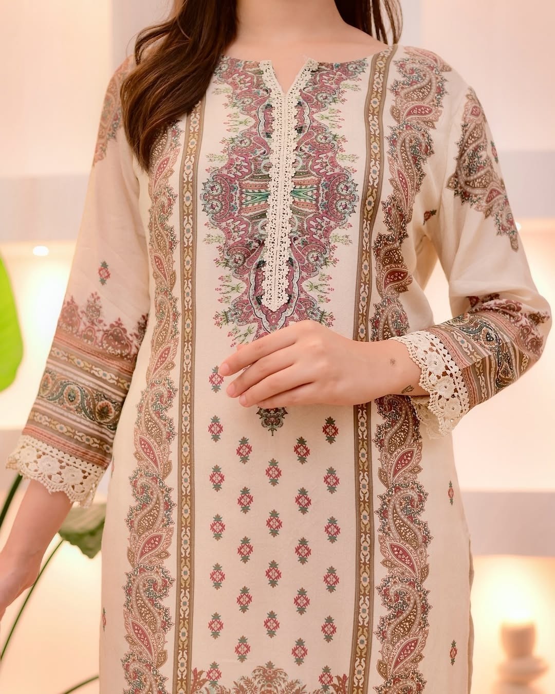 YD 035 PAKISTANI STYLISH KURATI SET ONLINE