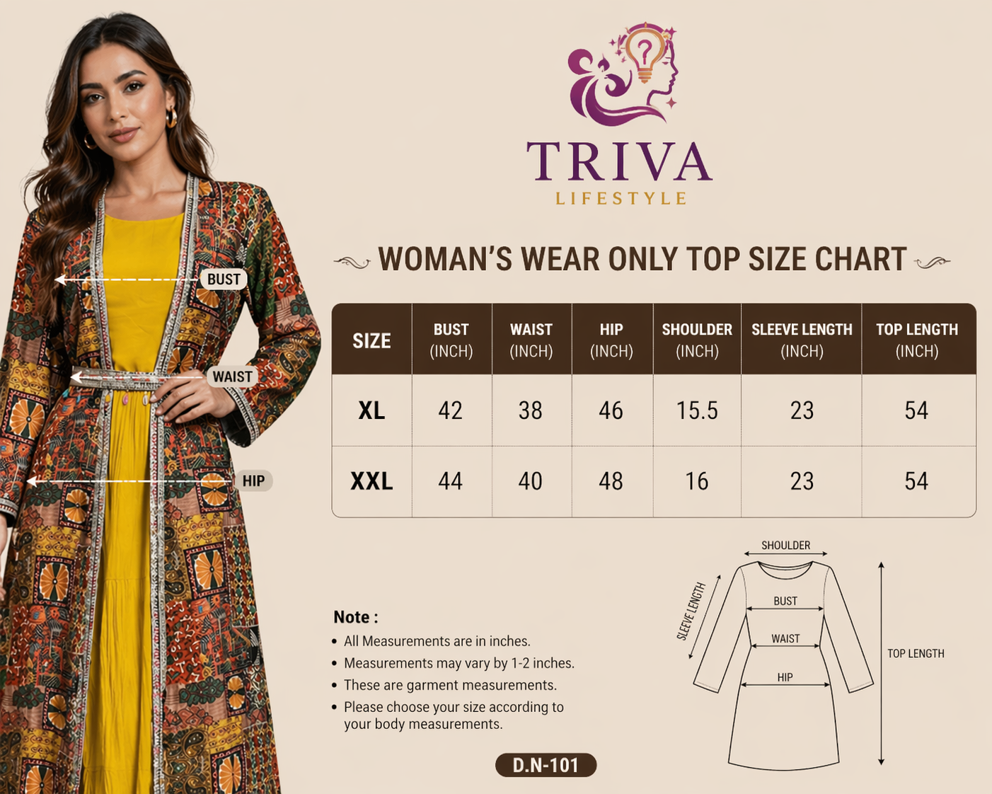 Triva -101 Women’s Mustard Yellow Anarkali Kurta Set with Printed Jacket & Dupatta Look