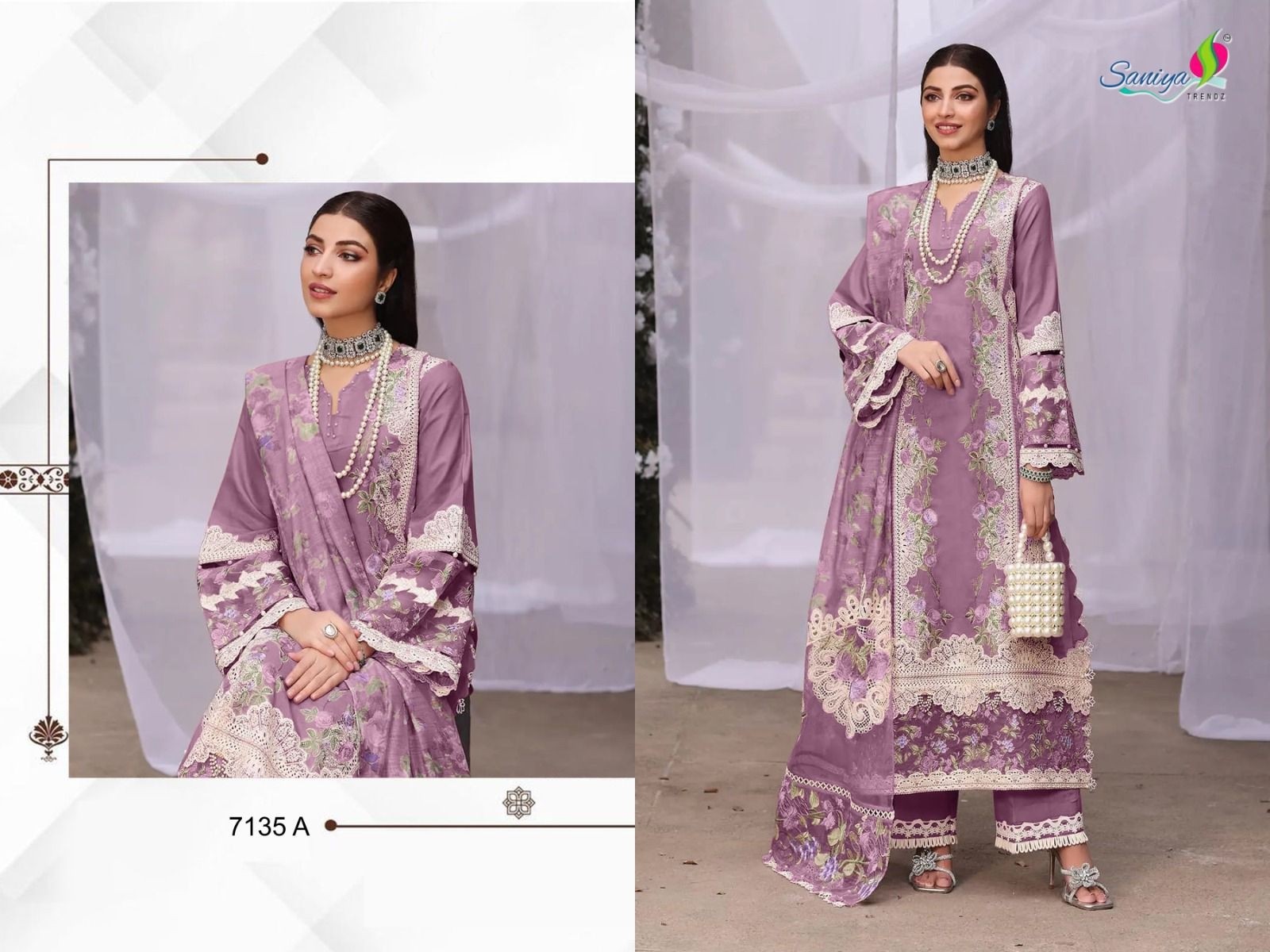 FEPIC ROSEMEEN 1933 PAKISTANI FULL HIT DESIGNER SEMI STICHAD CATLOG SALWAR SUIT