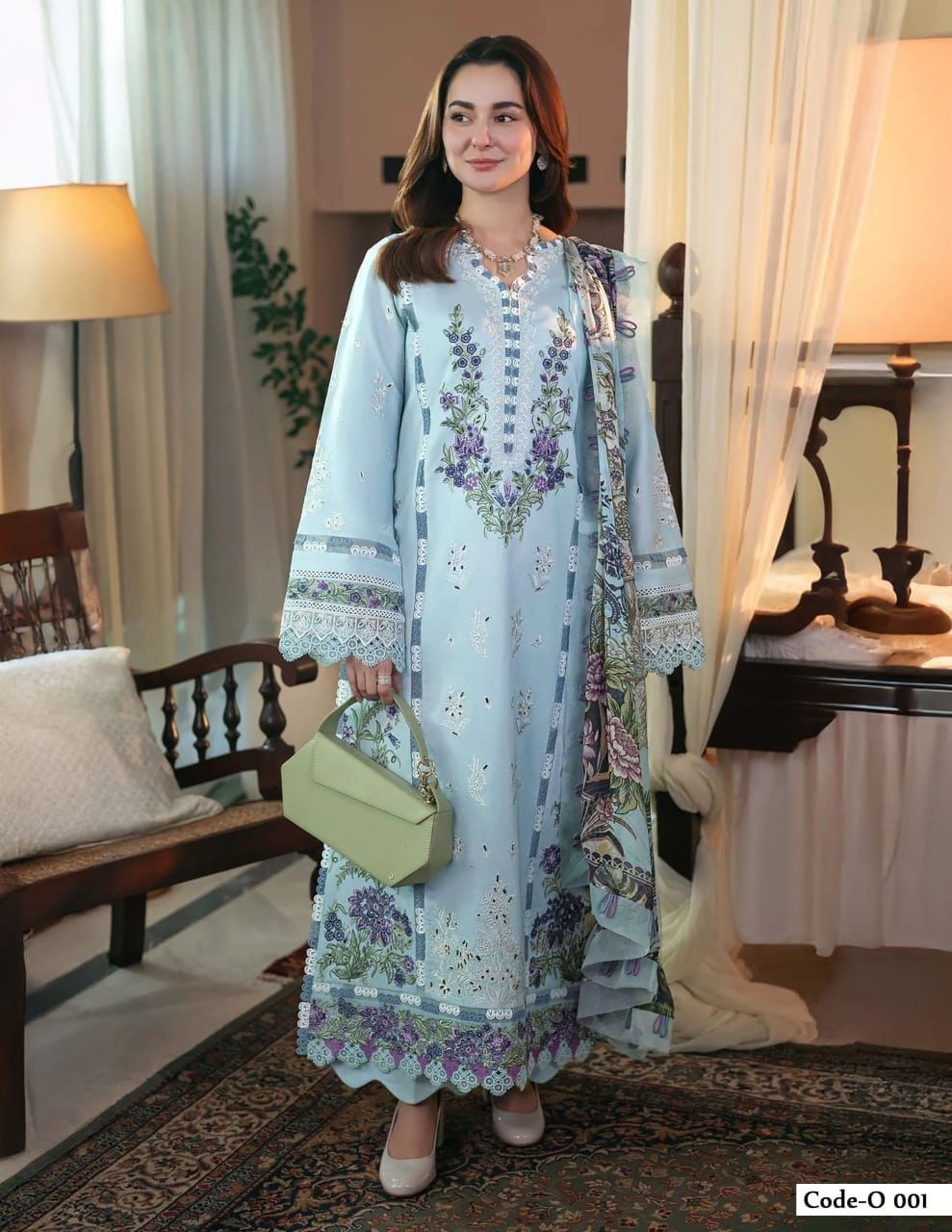 NEW COLLETION JADE OMBRE INTEZAR PURE PREMIUM COTTON PAKISTANI CATLOG