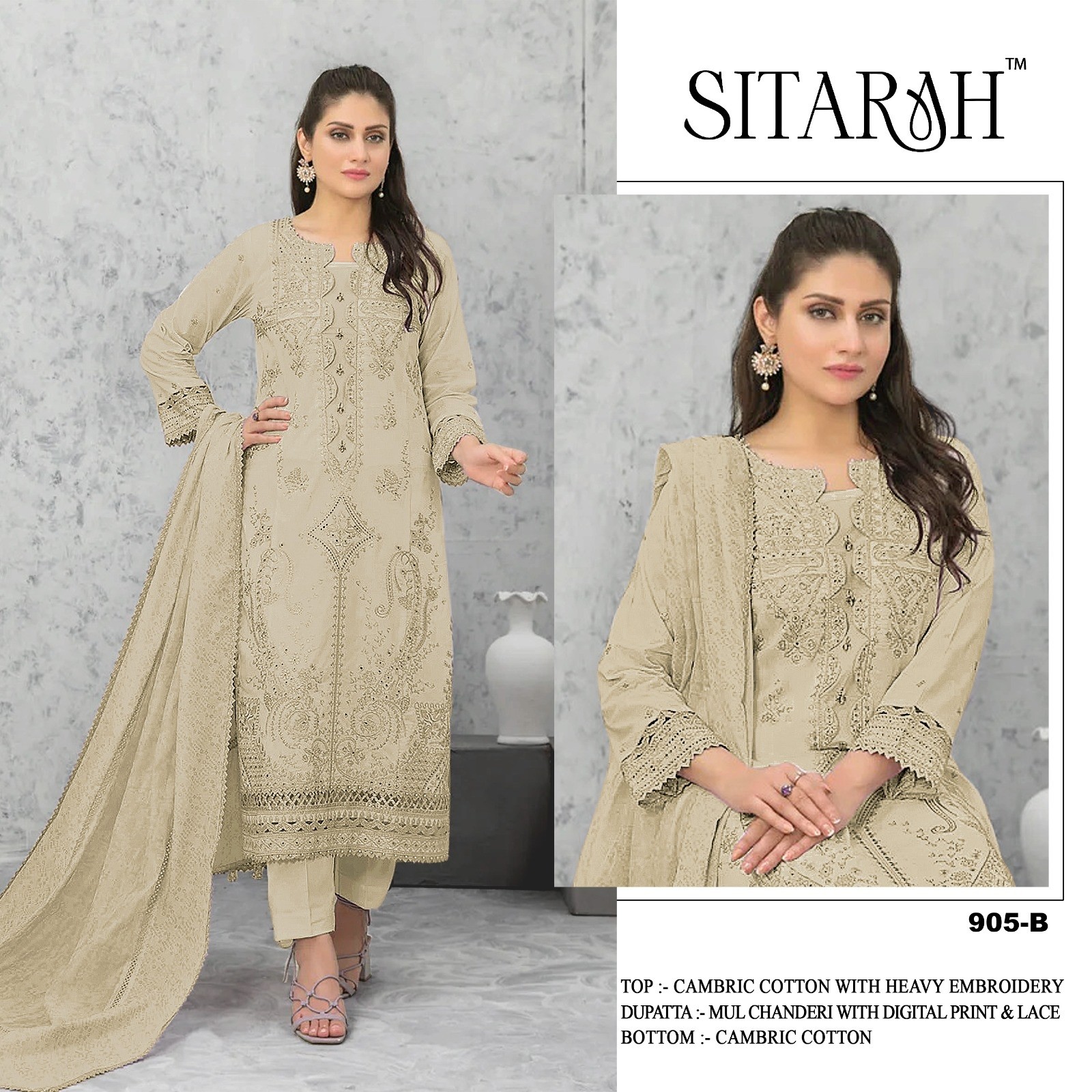 SITARAH 905 PAKISTANI SALWAR SUIT FOR WOMEN