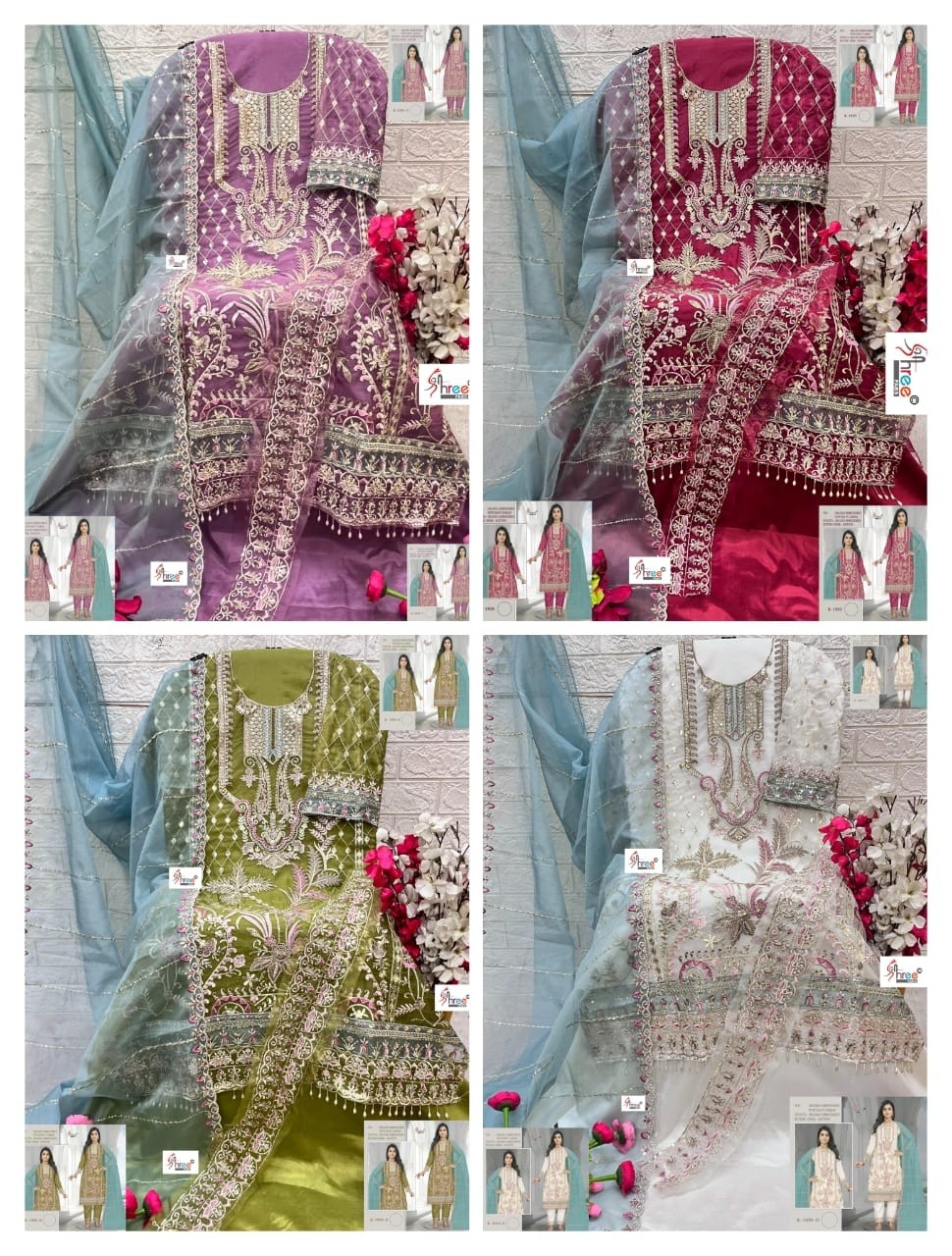 SHREE FAB K1935 PAKISTANI EMBROIDERY SALWAR SUIT