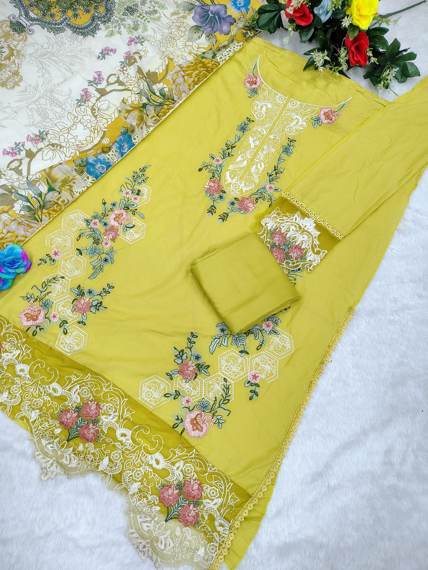 MARYAM`S 191 PAKISTANI COTTON SUITS ONLINE