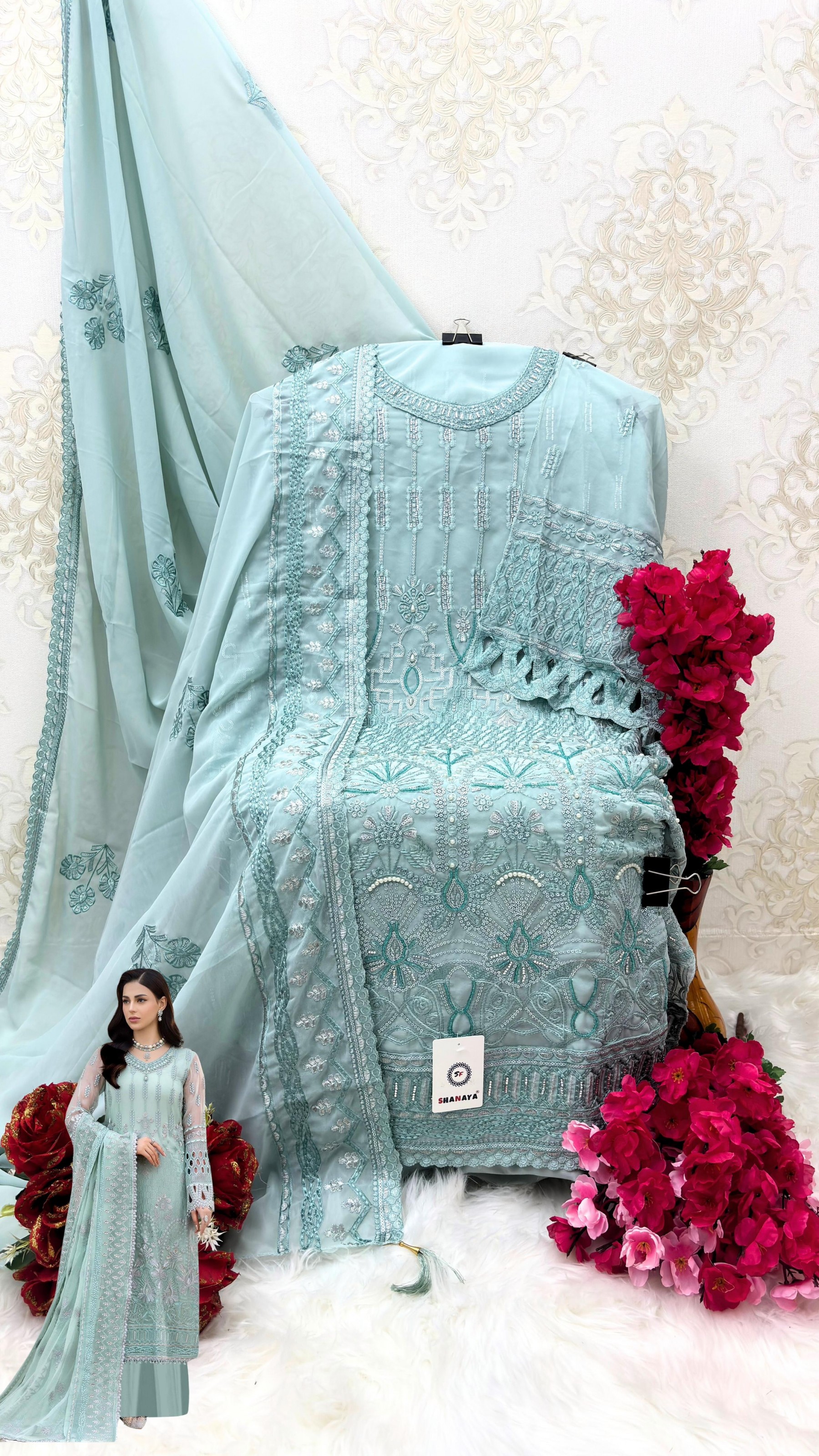 SHANAYA S-173 PAKISTANI DESIGNER SALWAR KAMEEZ 