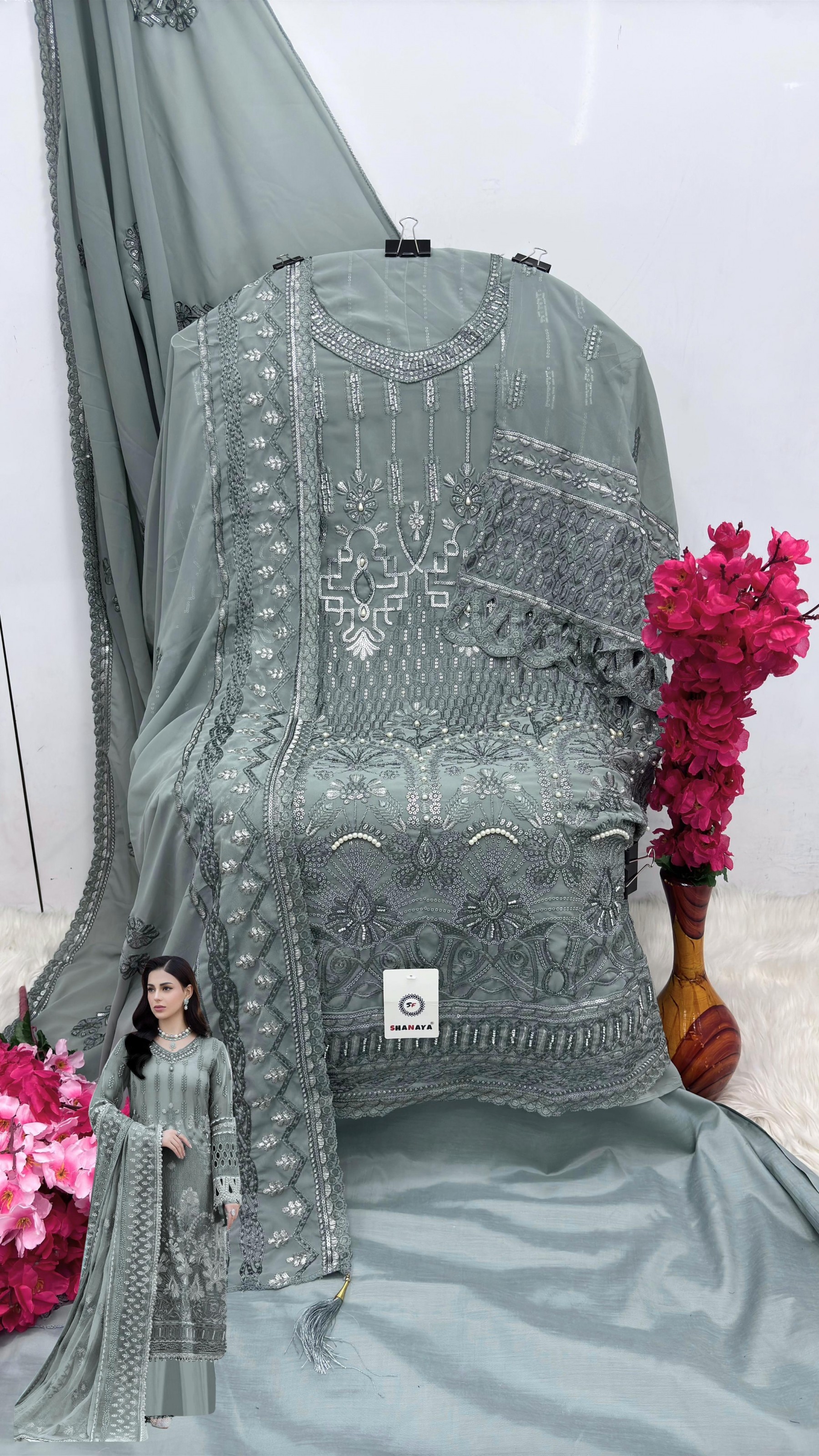 SHANAYA S-173 PAKISTANI DESIGNER SALWAR KAMEEZ 