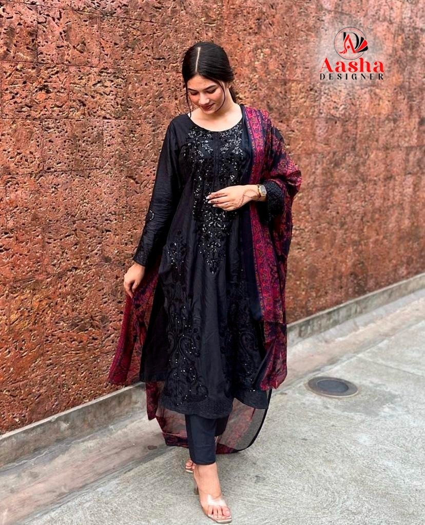 AASHA DESIGNER 1139 RAYON PAKISTANI SALWAR SUIT