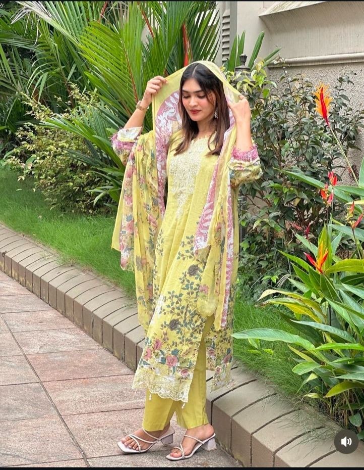 ALZOHAIB AZ-1118 PAKISTANI LAWN COTTON PRINT SUIT 