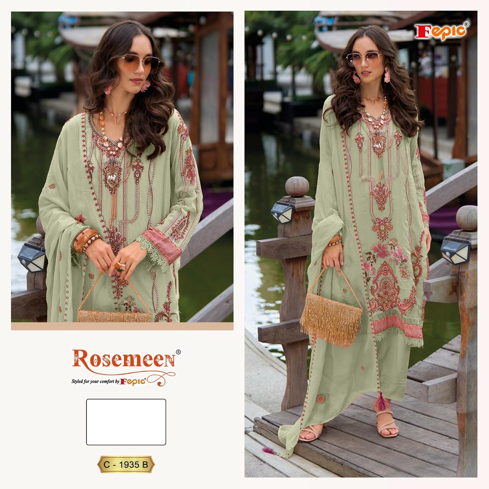 FEPIC ROSEMEEN 1935 PAKISTANI PARTY WEAR SALWAR KAMEEZ