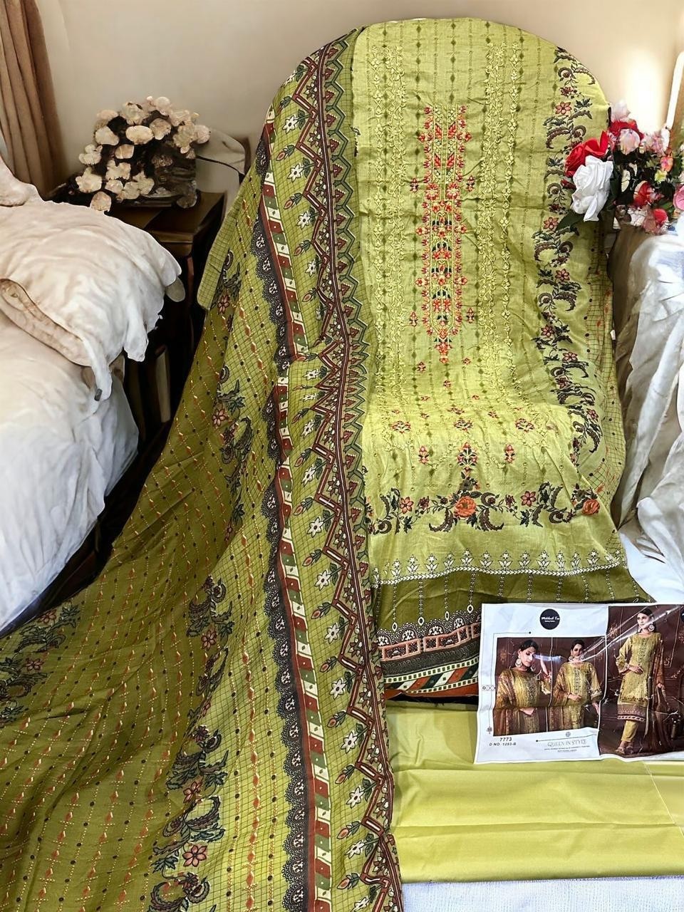 MEHBOB TEX 1293 COLOUR PAKITANI LAWAN COTTON WITH PRINT SUIT