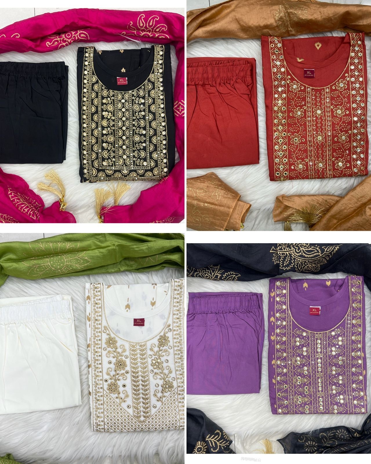 BULE HILS FESTIVAL SAPRKAL RAYON KURATI 3PCS SET 
