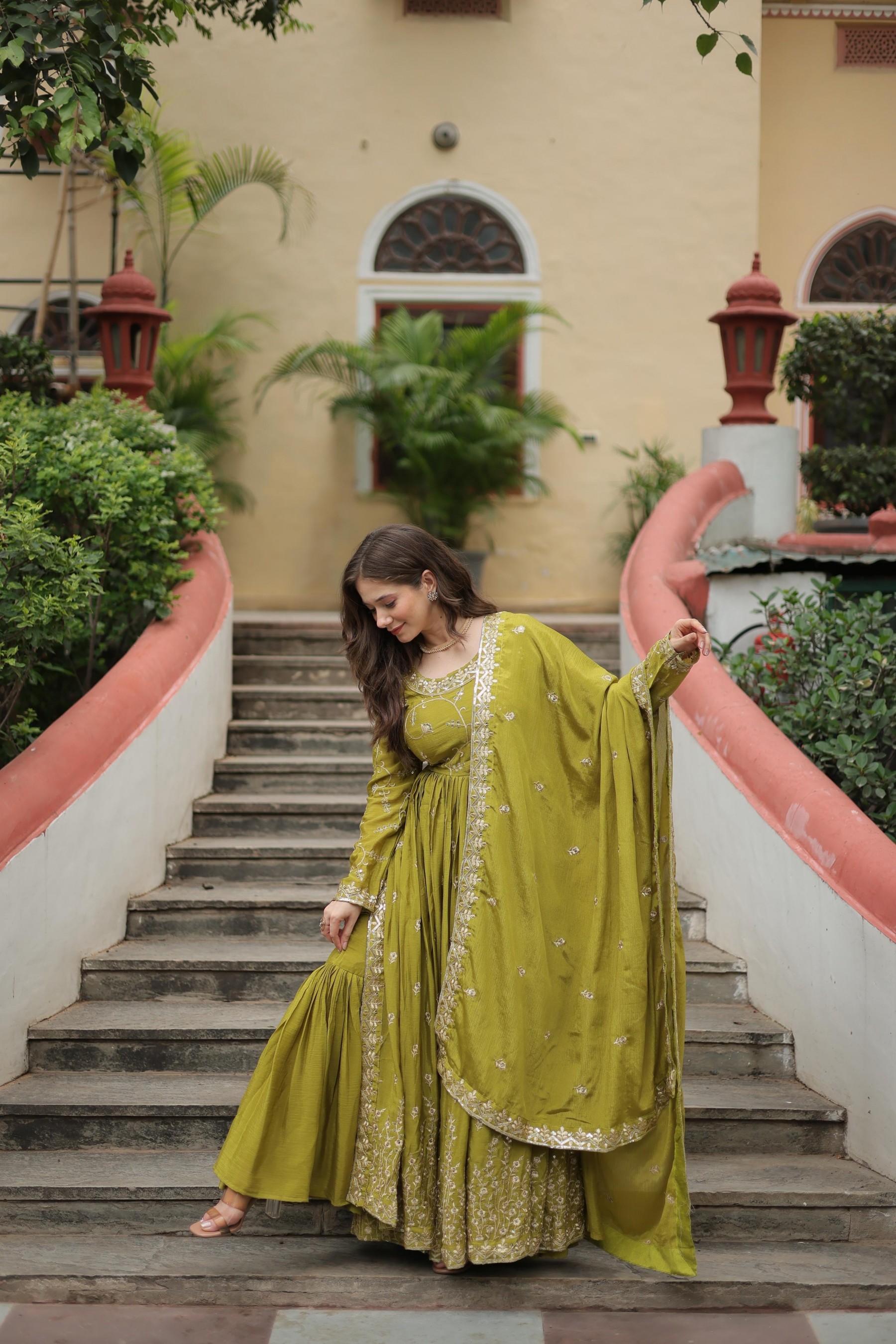  LW-9193 READYMADE TOP-SHARARA-DUPATTA COLLECTIONS