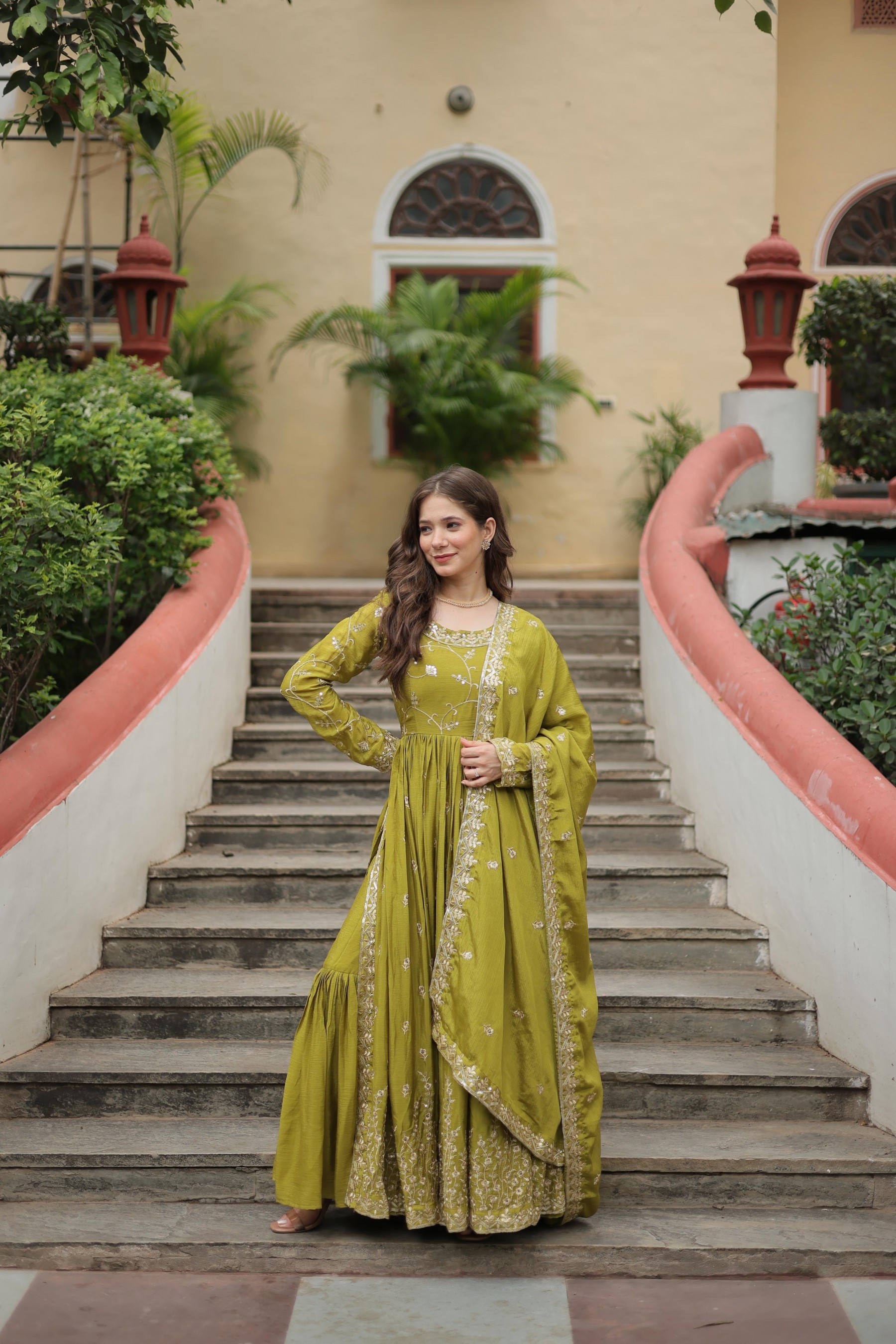  LW-9193 READYMADE TOP-SHARARA-DUPATTA COLLECTIONS