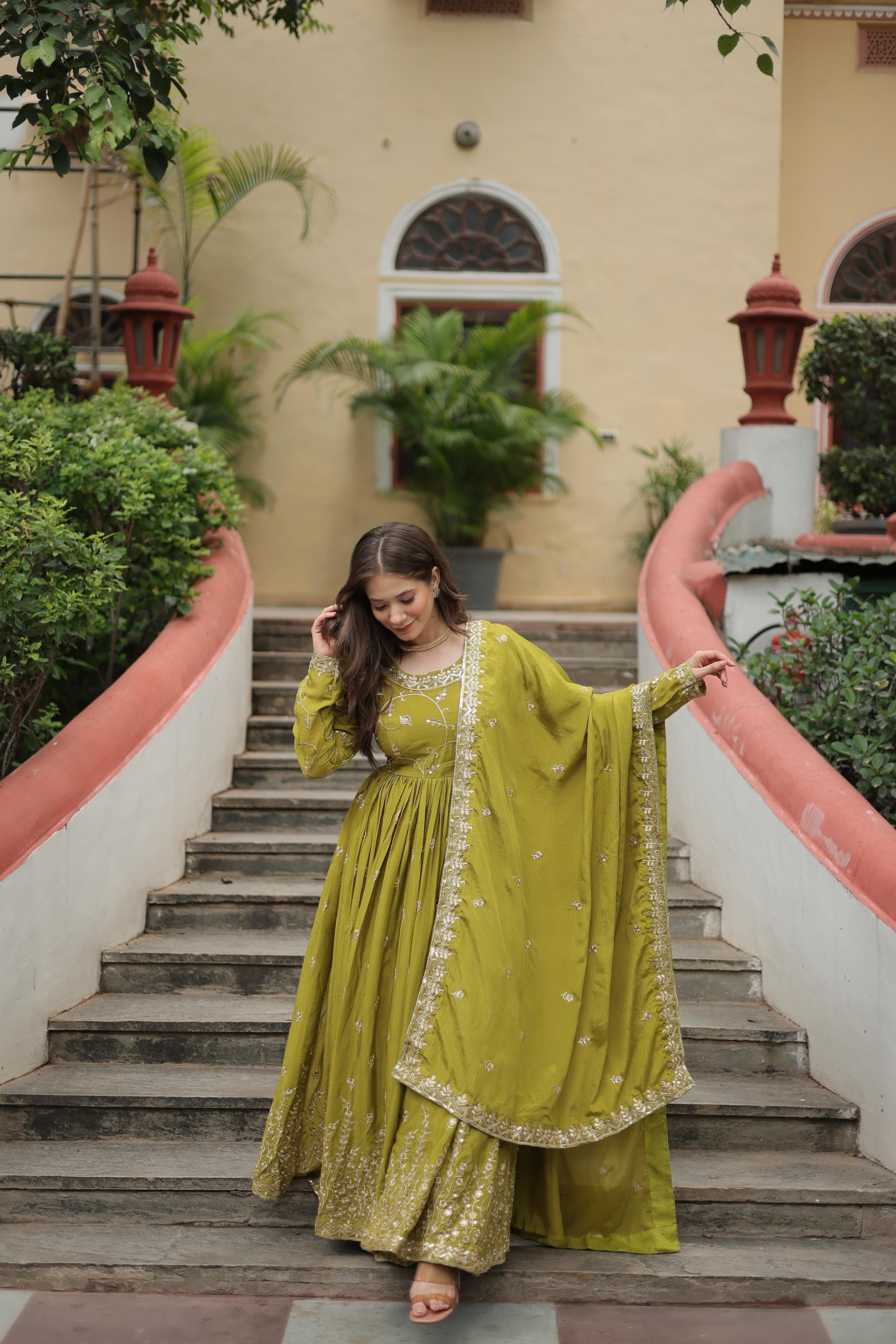  LW-9193 READYMADE TOP-SHARARA-DUPATTA COLLECTIONS