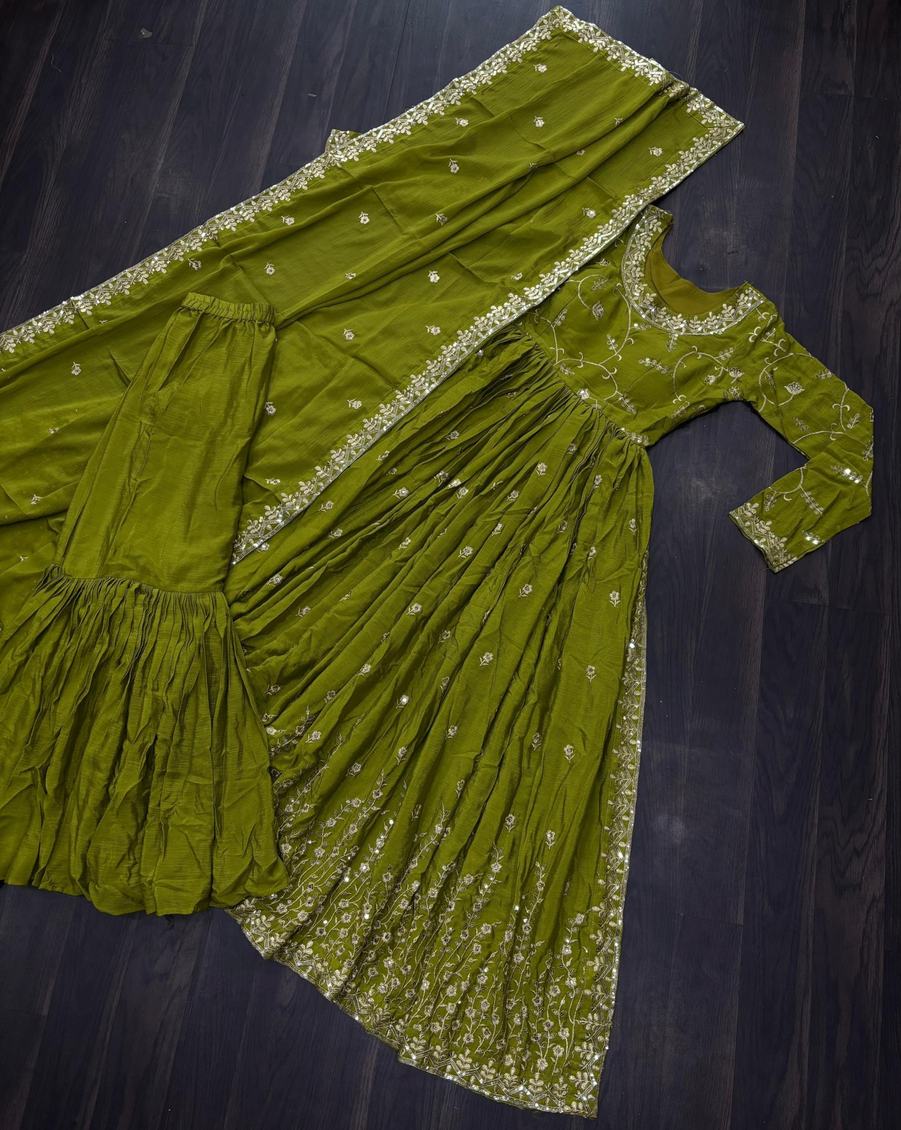  LW-9193 READYMADE TOP-SHARARA-DUPATTA COLLECTIONS