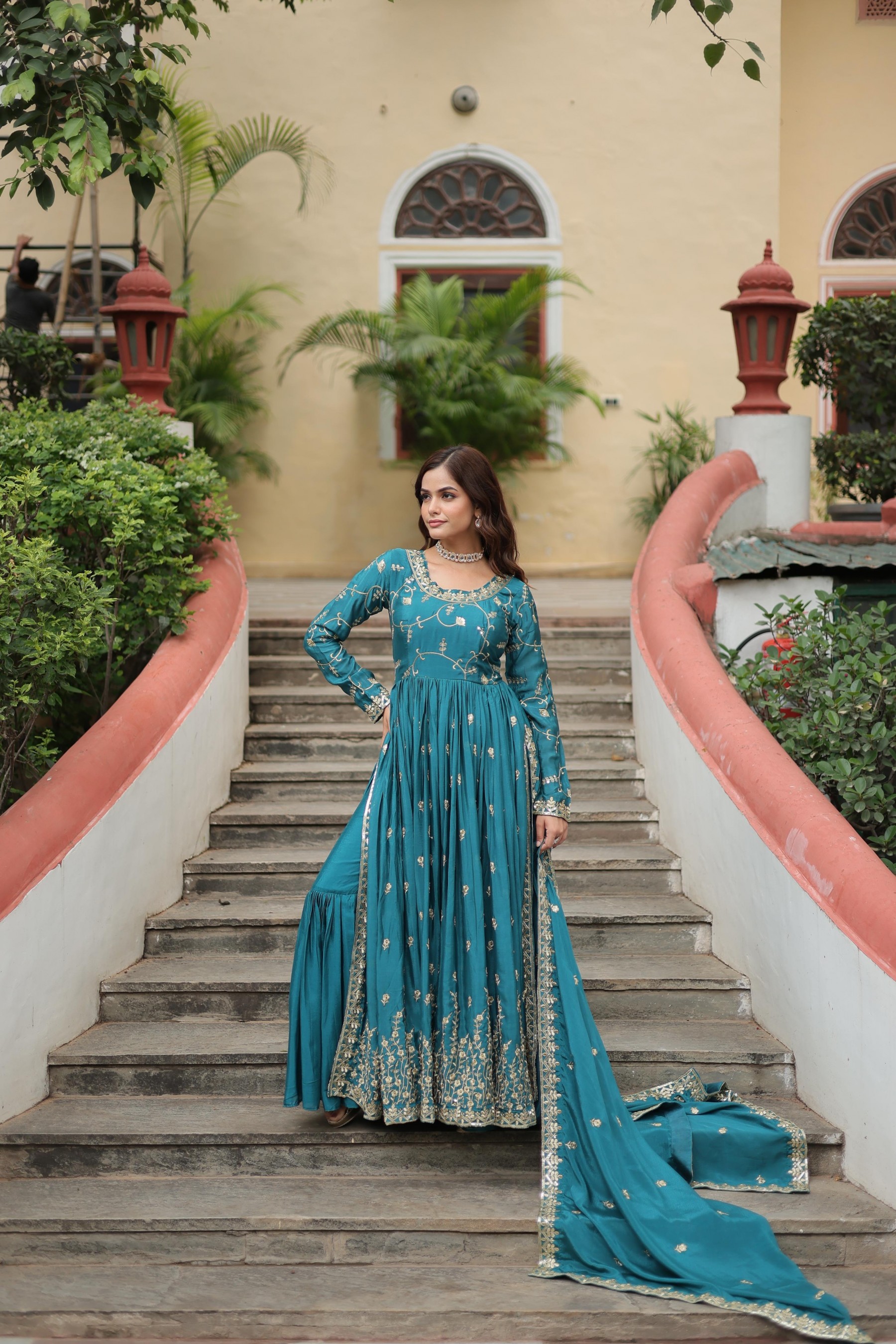  LW-9193 READYMADE TOP-SHARARA-DUPATTA COLLECTIONS