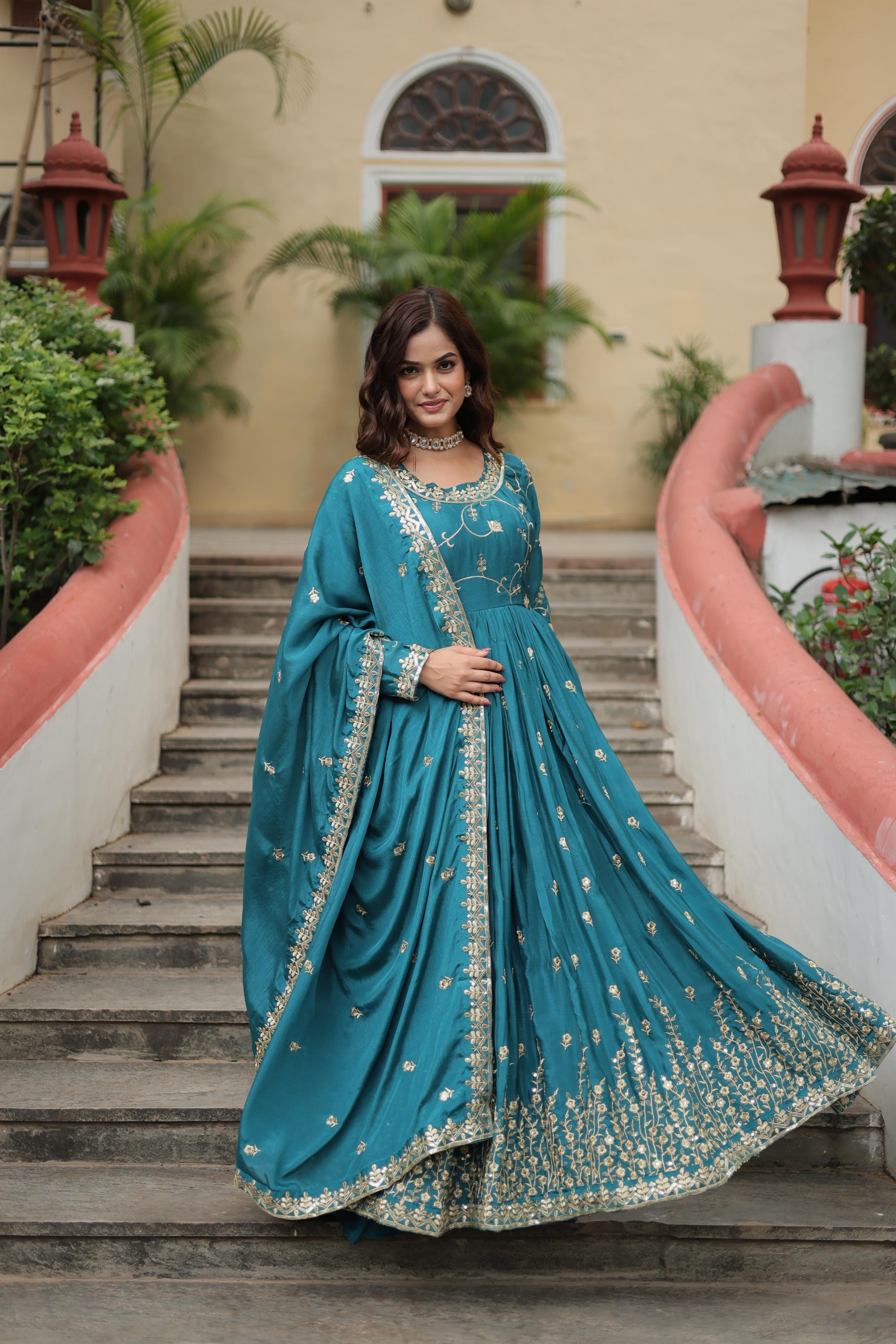  LW-9193 READYMADE TOP-SHARARA-DUPATTA COLLECTIONS