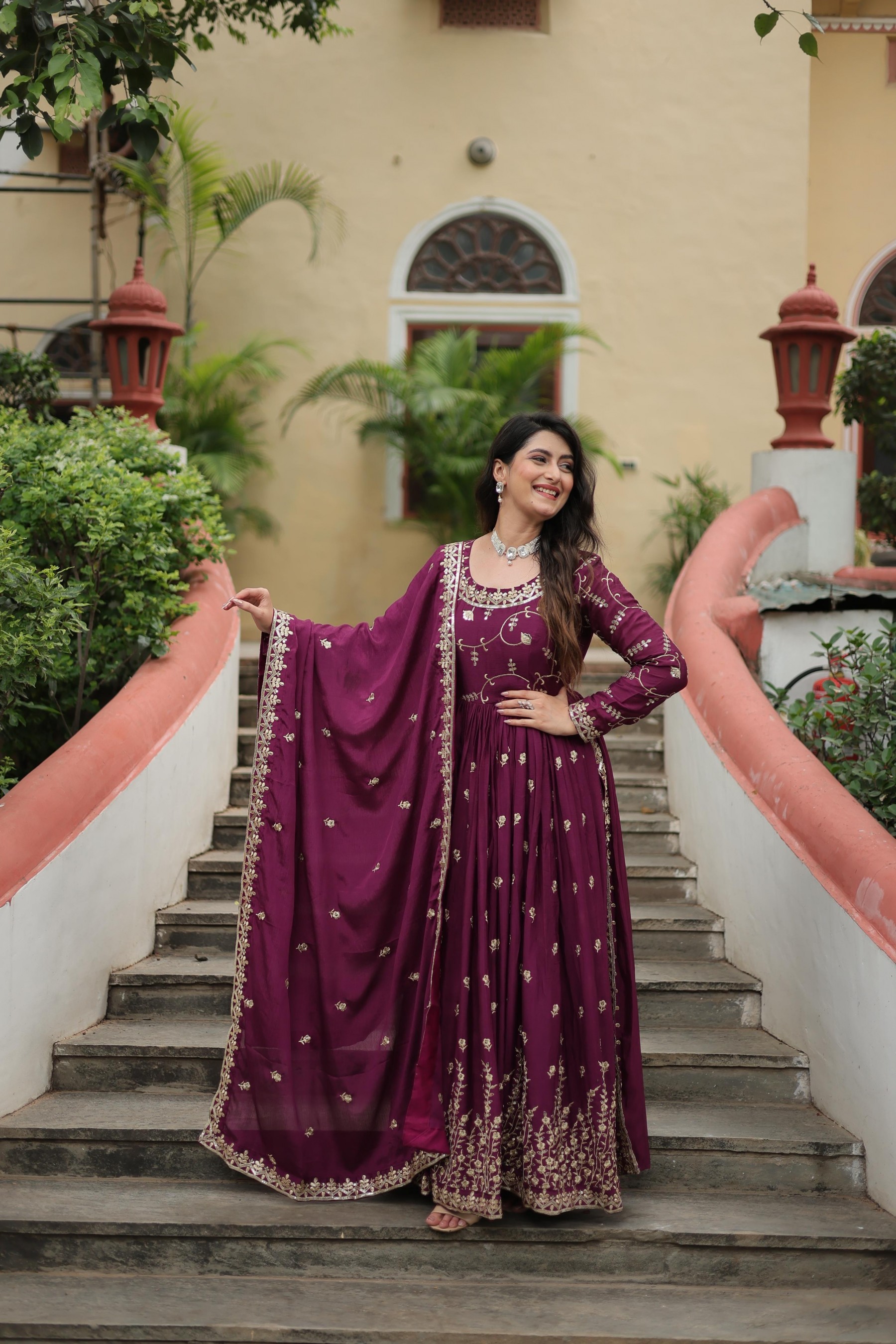  LW-9193 READYMADE TOP-SHARARA-DUPATTA COLLECTIONS