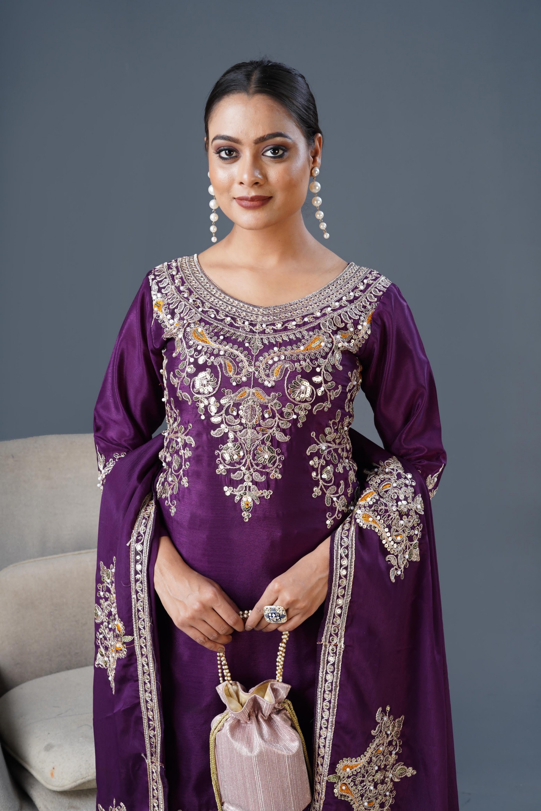 SRK-5215 PARTY WEAR FULL STICHED READY MADE SHARARA SALWAR SUIT