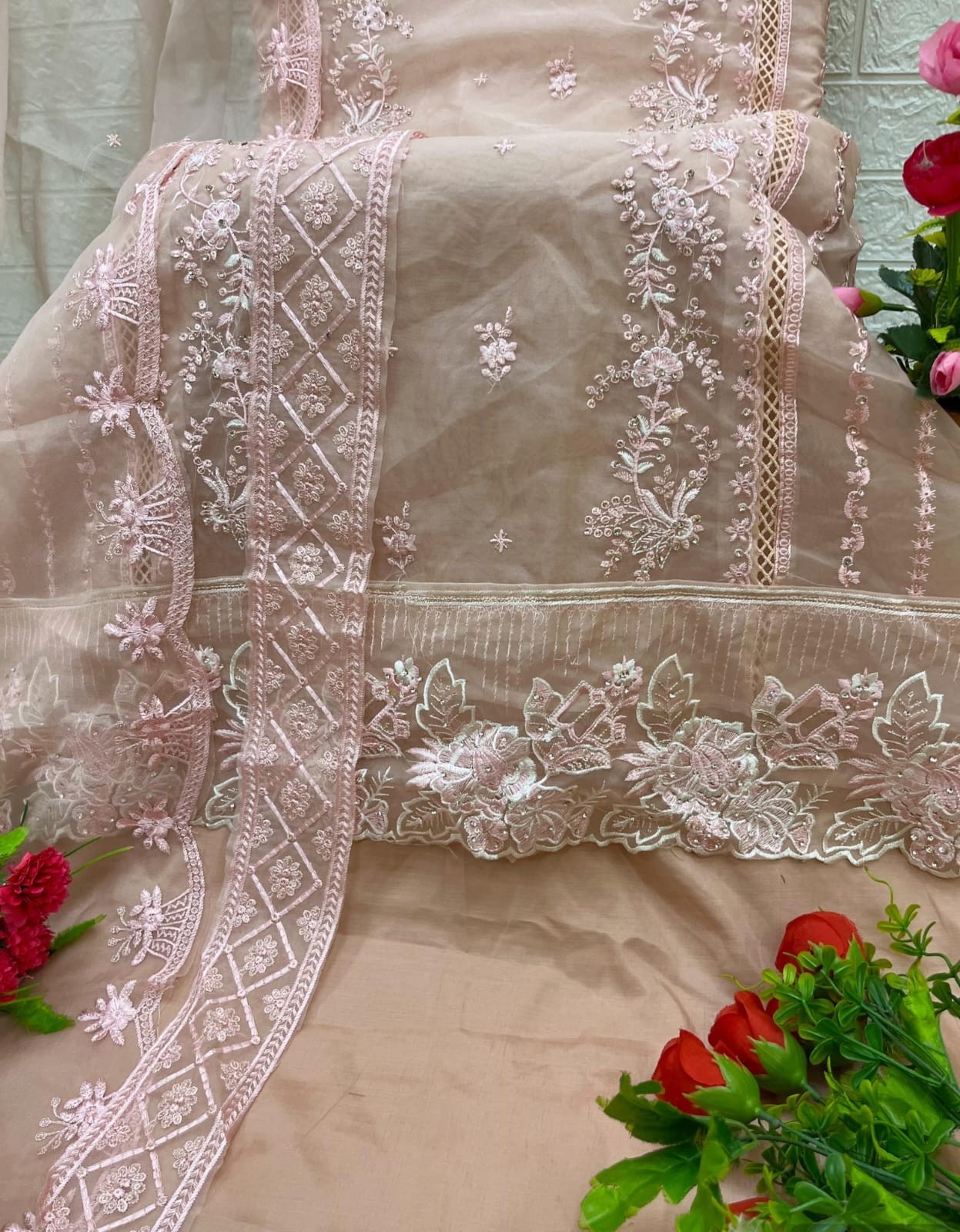 SHREE FABRIC P-5004 SOFT ORAGENZA PAKISTANI FESTIVAL SALWAR SUIT