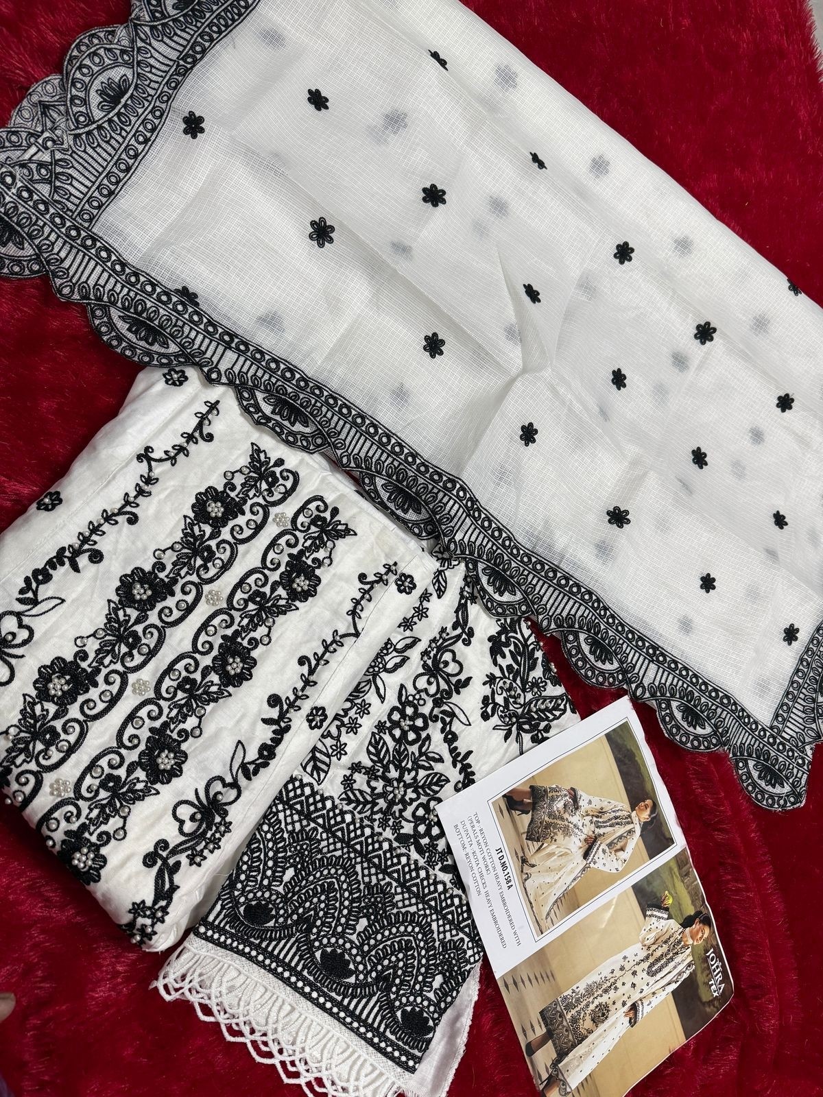 JOHRA TEX JT 158 PAKISTANI RAYON COLLETION WITH EMBROIDERY WORK