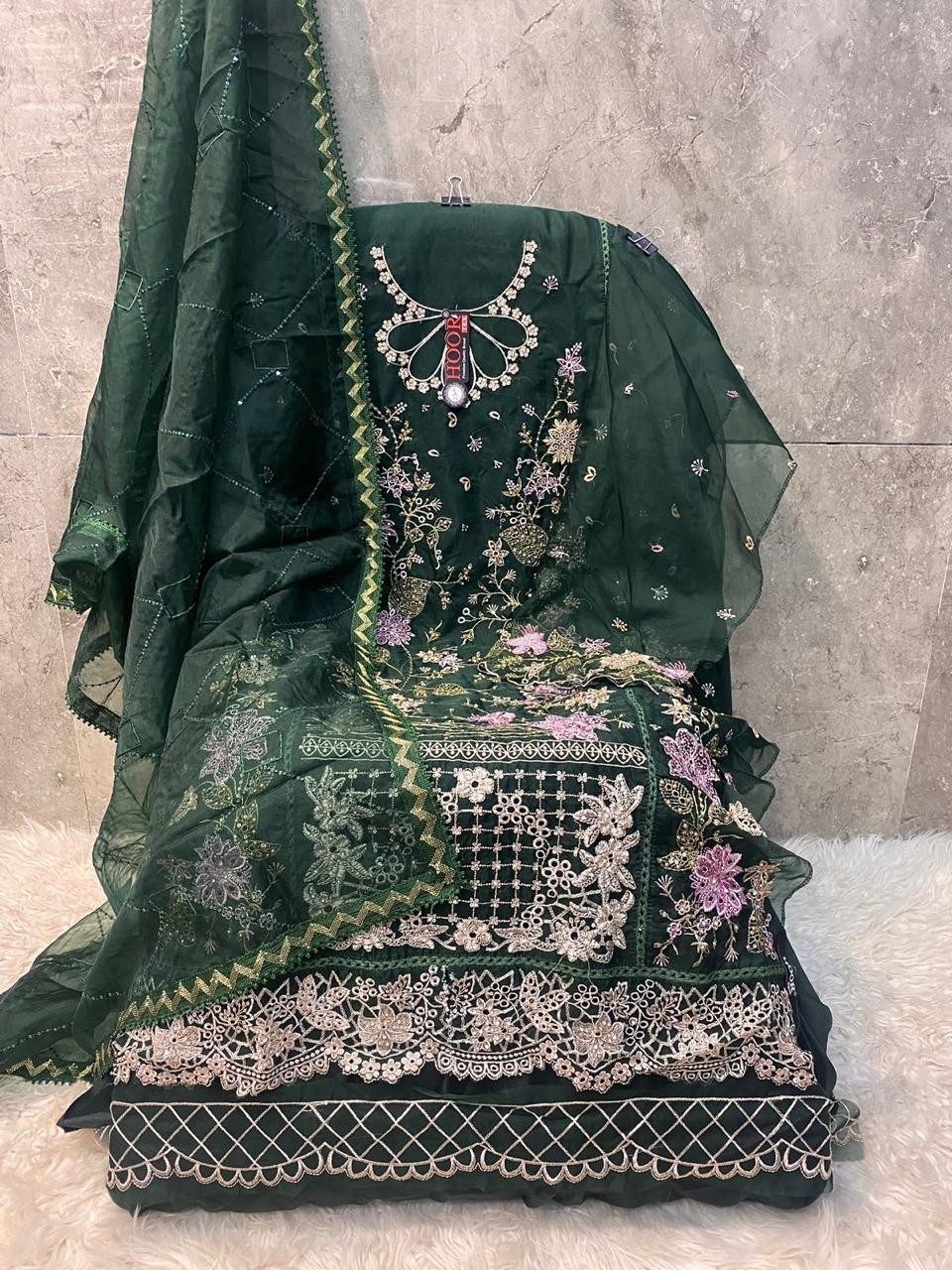 HOOR TEX OR-65,A To D PAKISTANI FETIVAL EMBROIDERY SALWAR SUIT