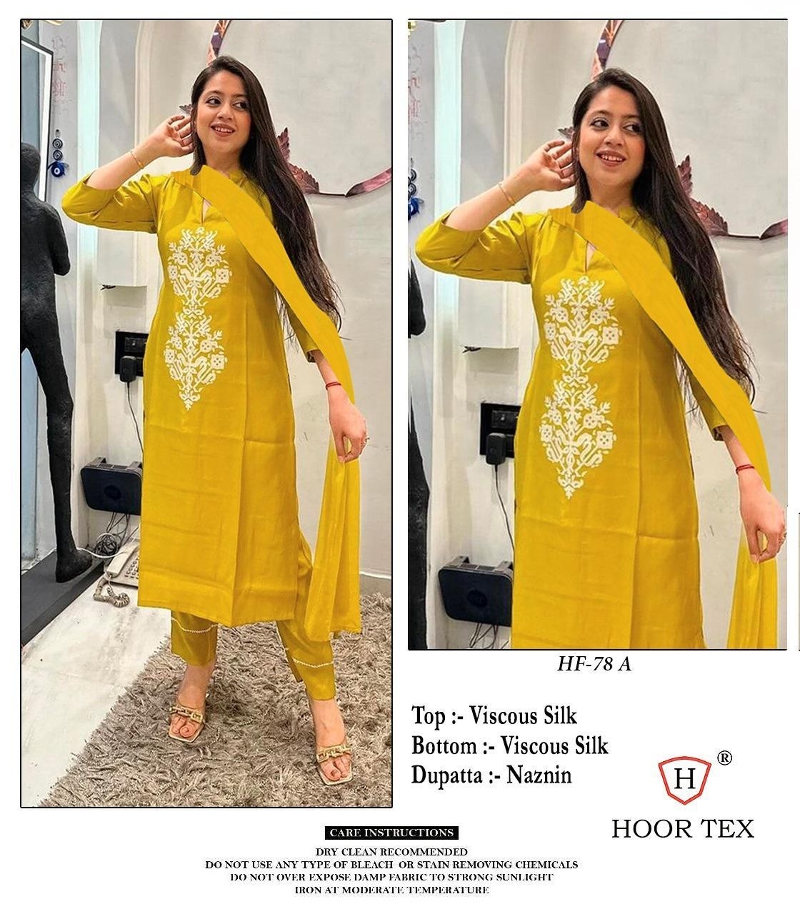 HOOR TEX HF-78 READY MADE PAKISTANI KURATI SET