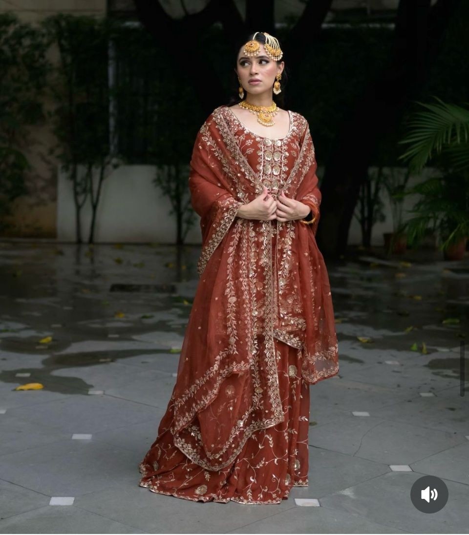 VLM 226 PARTY WEAR TOP AND PLAZZO WITH FANCY DUPPATA AND EMBROIDERY WORK