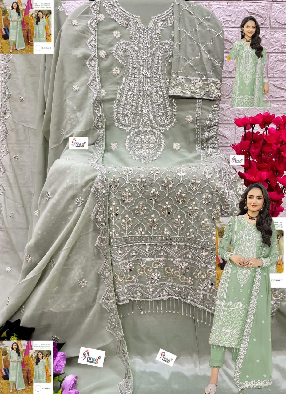 SHREE FAB K 5086 PAKISTANI STYLEST SALWAR SUIT