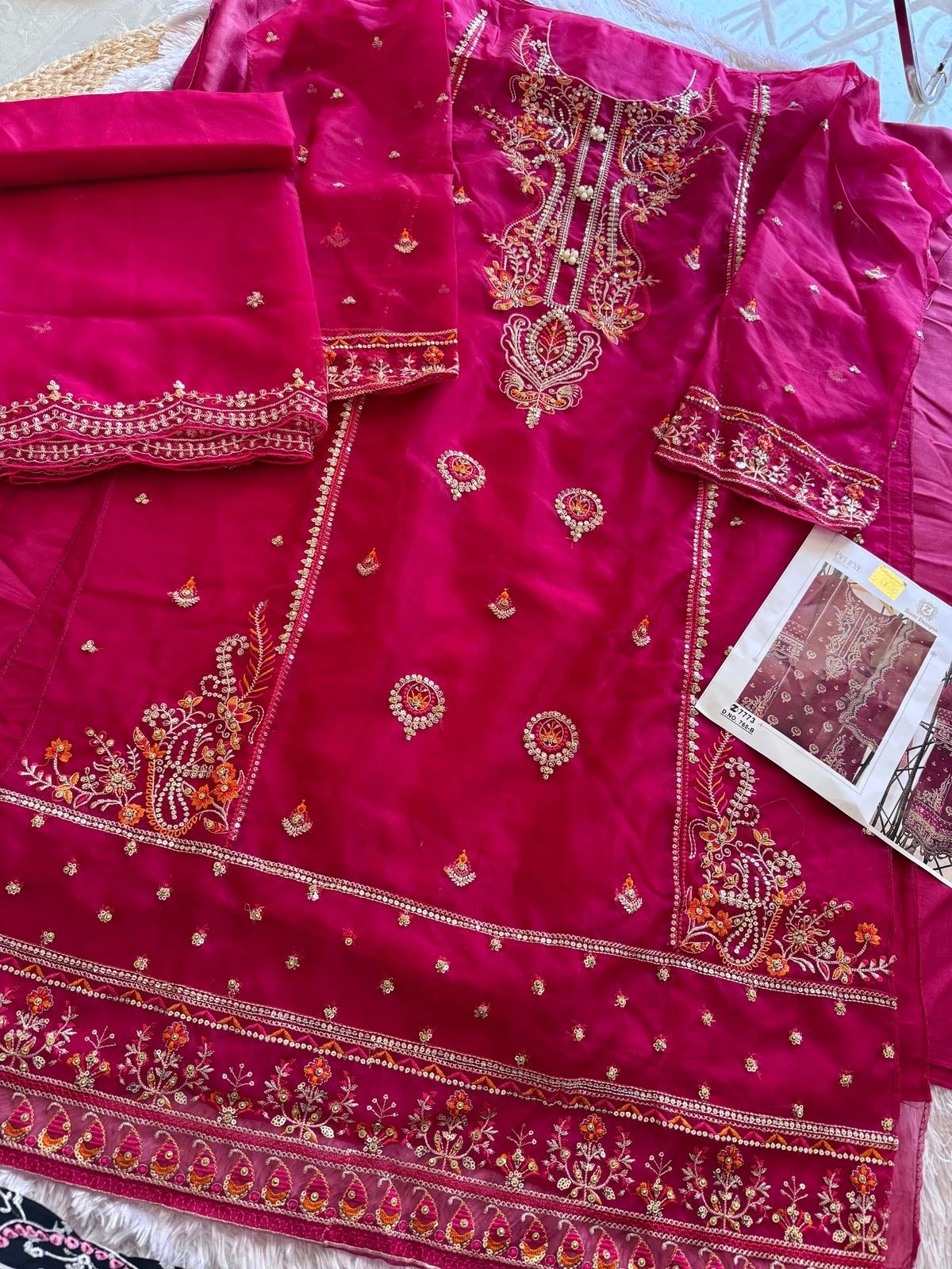 ZIAAZ DESIGNS 765 A -B PAKISTANI EID FESTIVL SALWAR SUIT