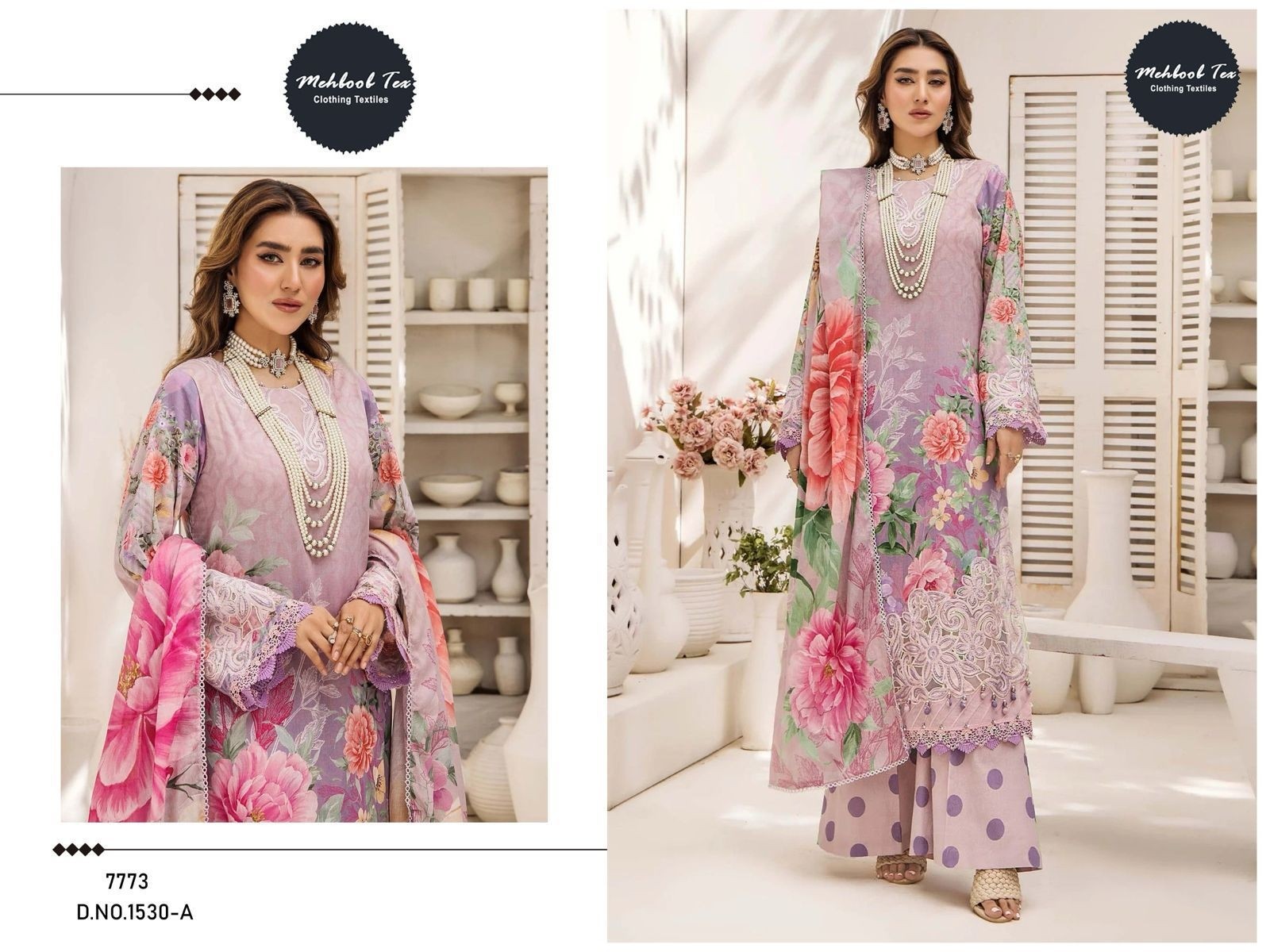 MEHBBO TEX 1530 PAKISTANI FETIVAL COTTON SALWAR SUIT
