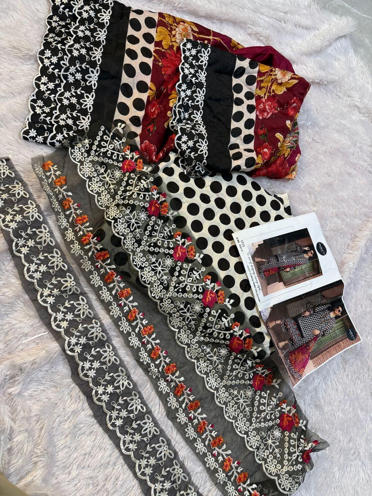 MEHBBOB TEX 1535 A  PAKISTANI LWAN COTTON SALWAR SUIT