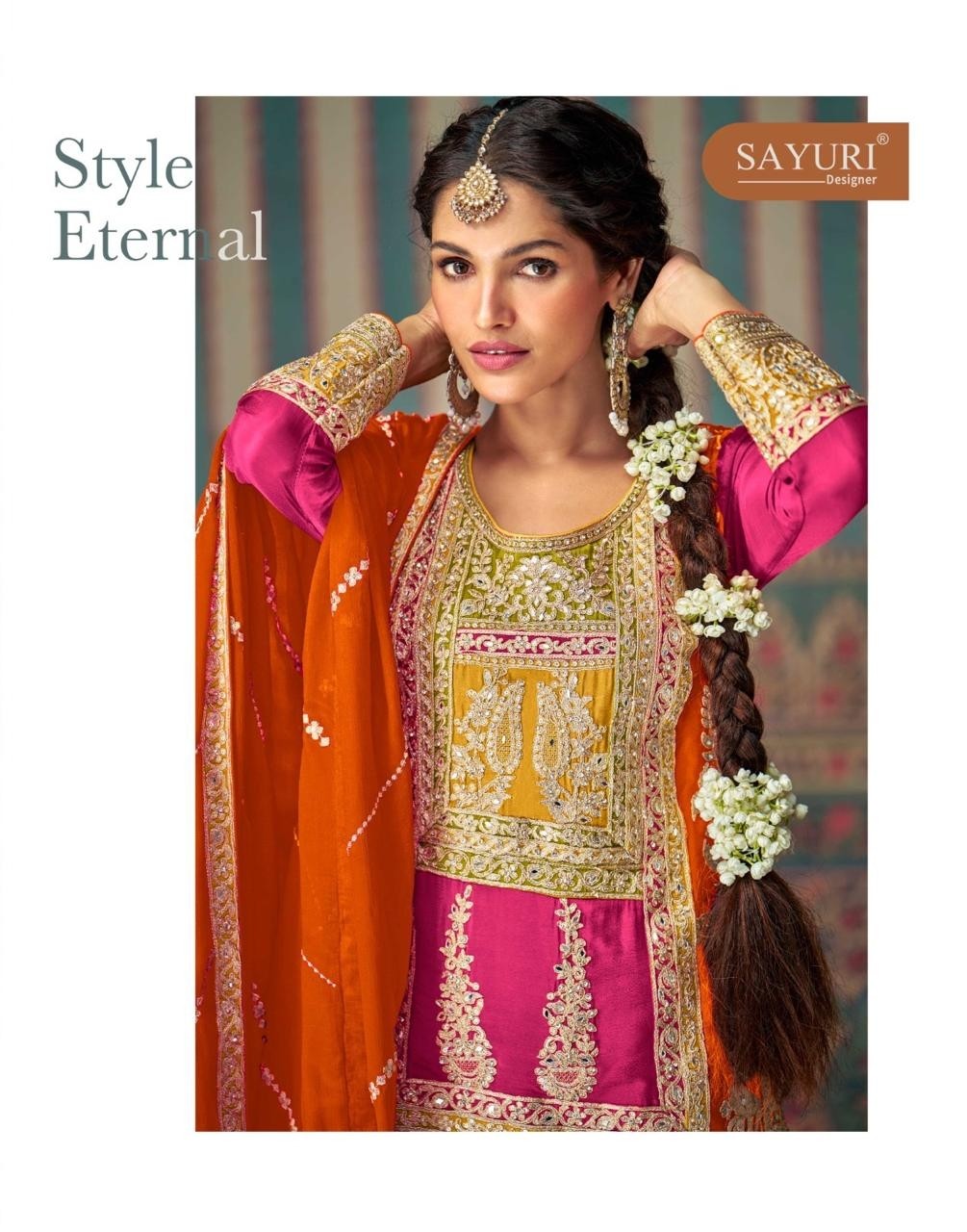 SAYURI DESIGNER BY MAHI PRO 5663A TO 5664A DESIGNER OARTY WEAR SUIT