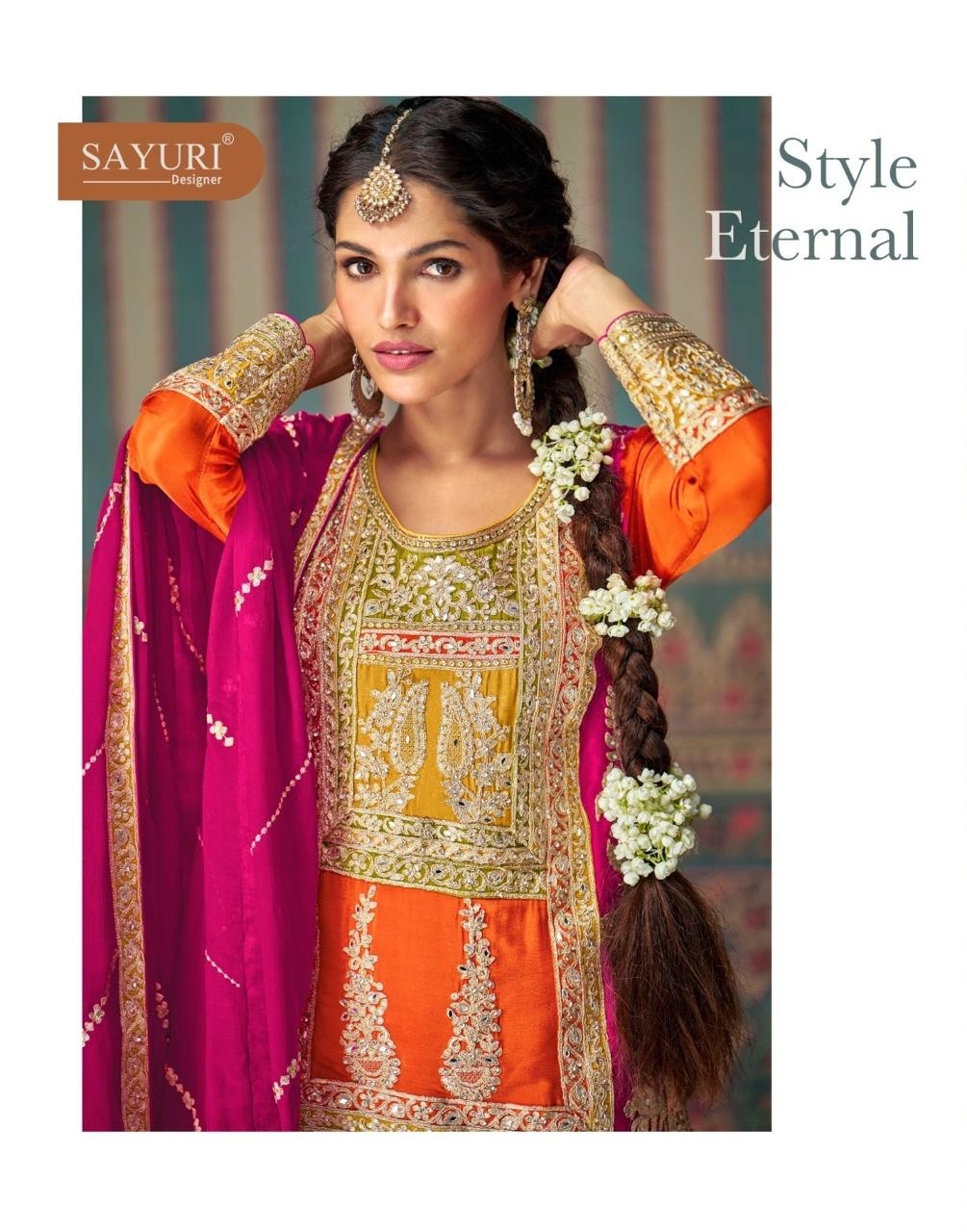 SAYURI DESIGNER BY MAHI PRO 5663A TO 5664A DESIGNER OARTY WEAR SUIT
