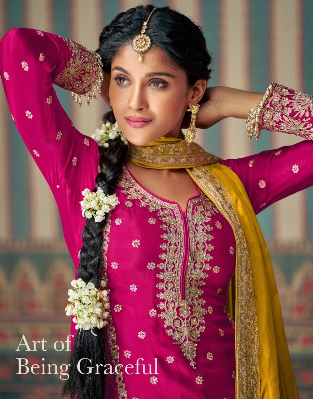 SAYURI DESIGNER BY MAHI PRO 5663A TO 5664A DESIGNER OARTY WEAR SUIT