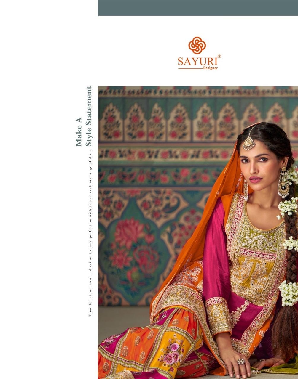 SAYURI DESIGNER BY MAHI PRO 5663A TO 5664A DESIGNER OARTY WEAR SUIT