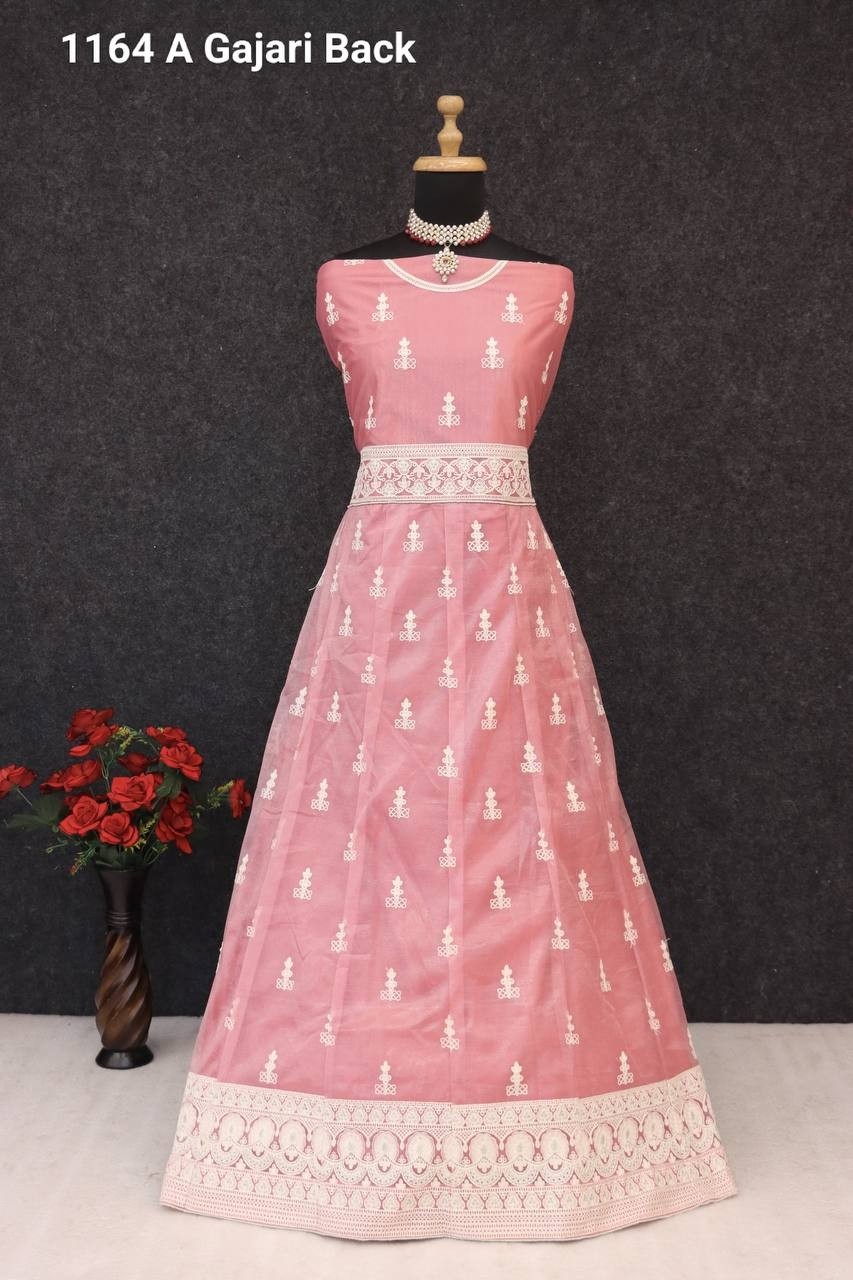 MAARIA-A 1164 PAKISTANI STYLE GOWN WITH EMBROIDERY WORK