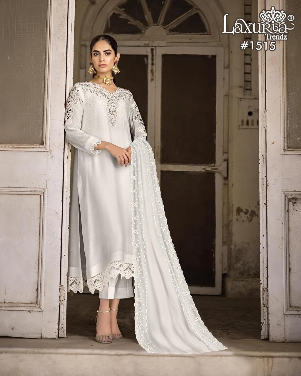 LAXURIA TRANDZ PRESENTING NEW COLLETION 1515 PAKISTANI READY MADE SUIT