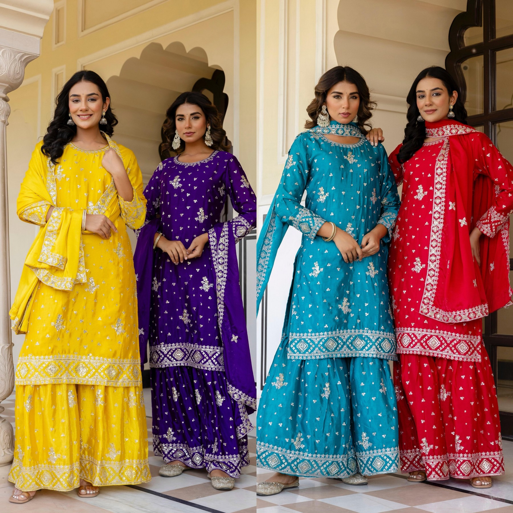 NEW DESIGNER PARTY WEAR TOP AND PALZZO SALWAR SUIT 