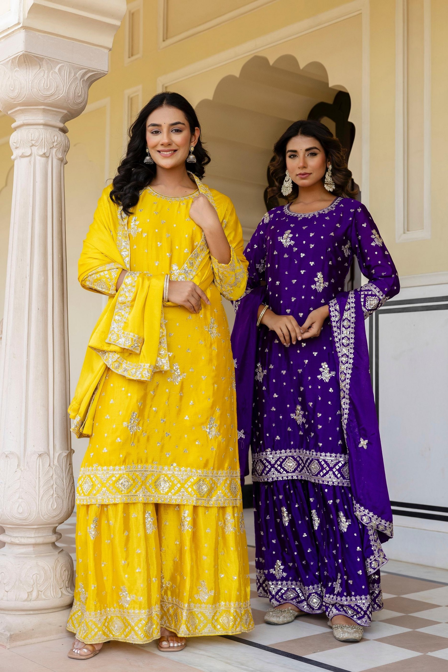 NEW DESIGNER PARTY WEAR TOP AND PALZZO SALWAR SUIT 