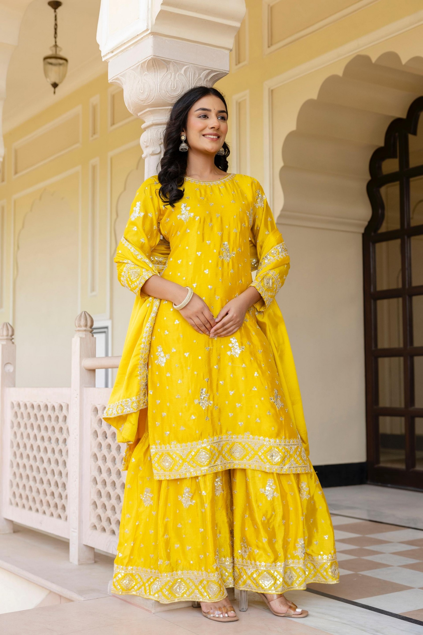 NEW DESIGNER PARTY WEAR TOP AND PALZZO SALWAR SUIT 
