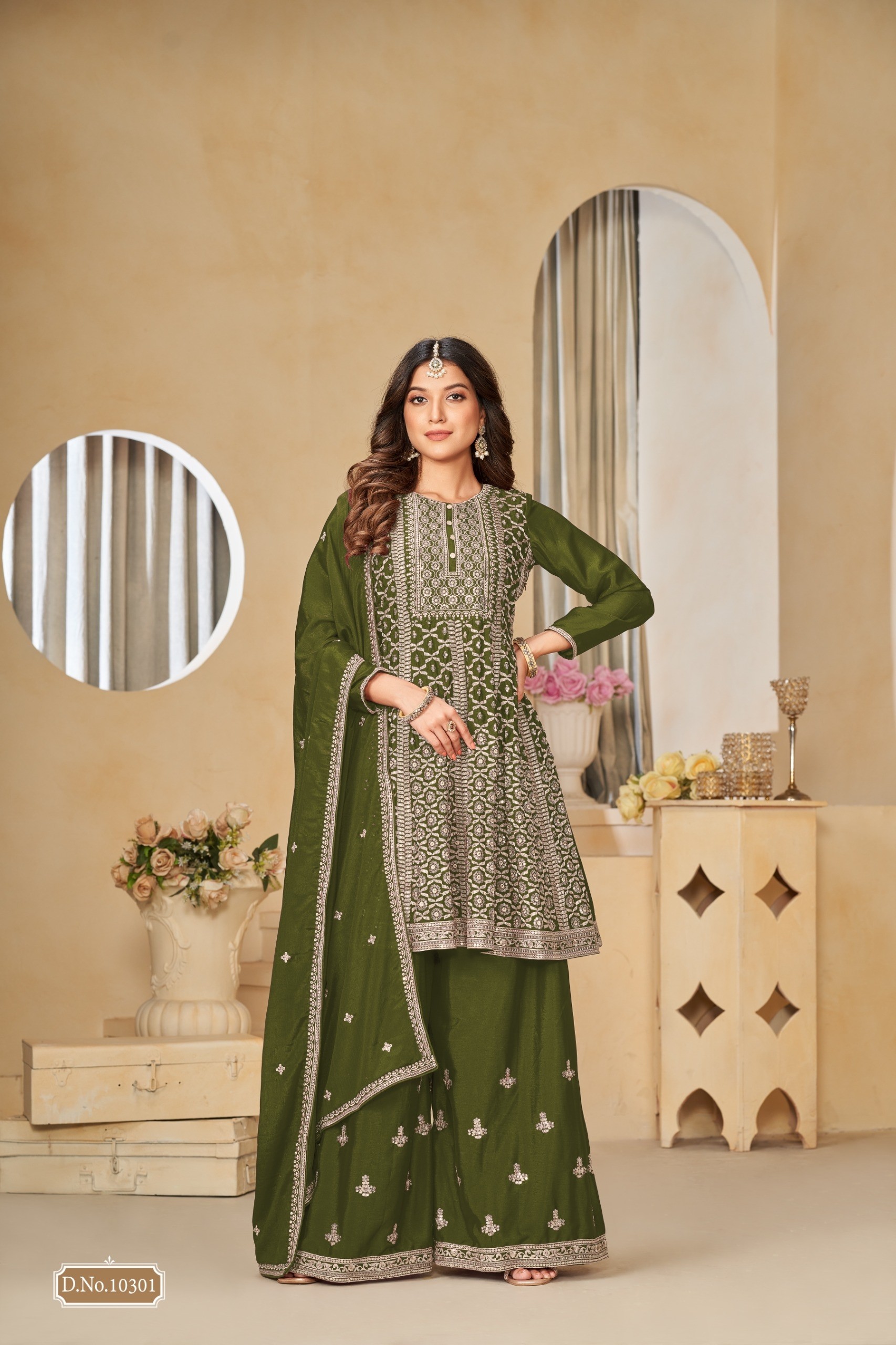 ANJUBA VOL 30 PARTY WEAR PARTY PLAZZO SALWAR SUIT