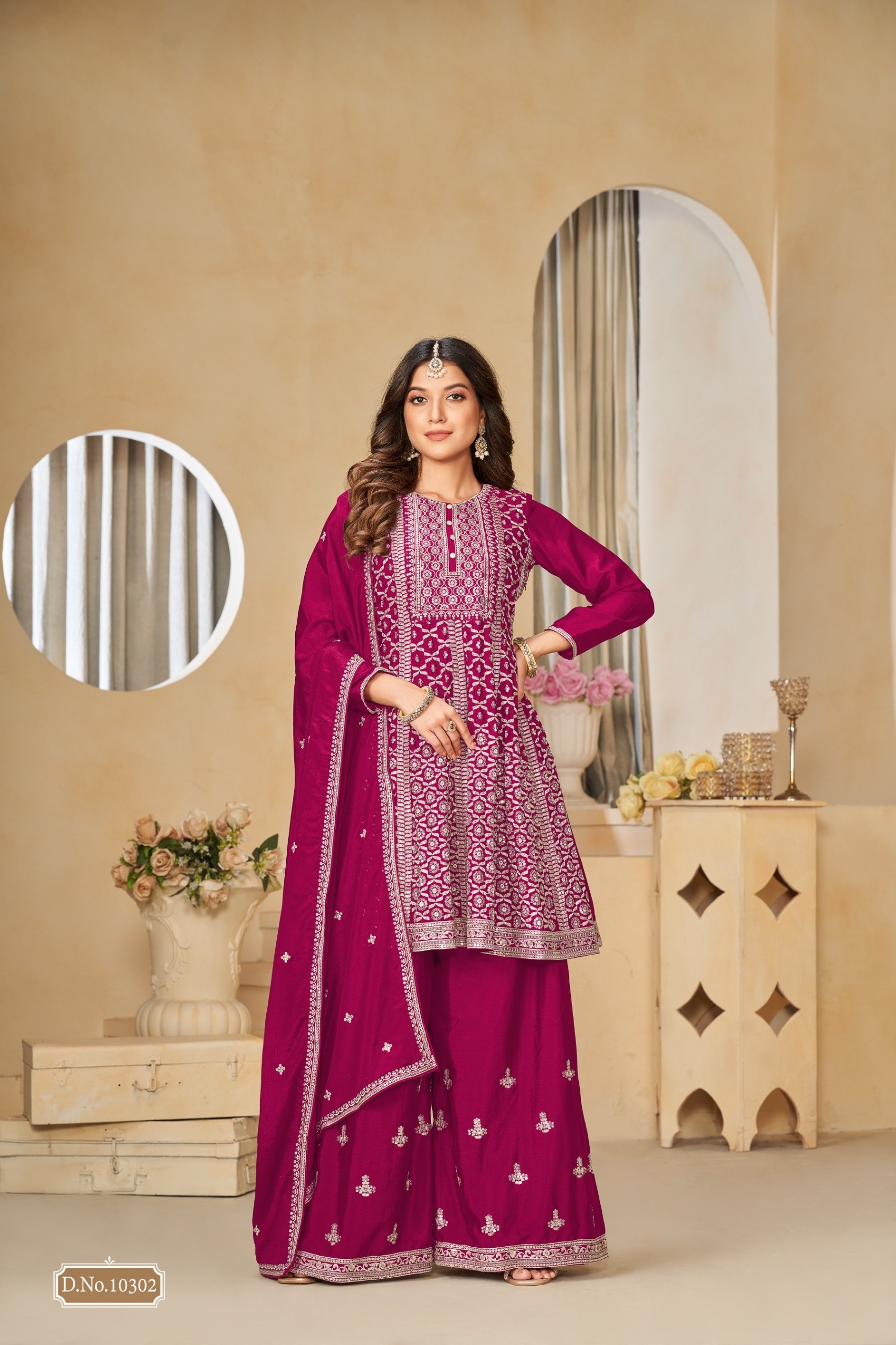 ANJUBA VOL 30 PARTY WEAR PARTY PLAZZO SALWAR SUIT