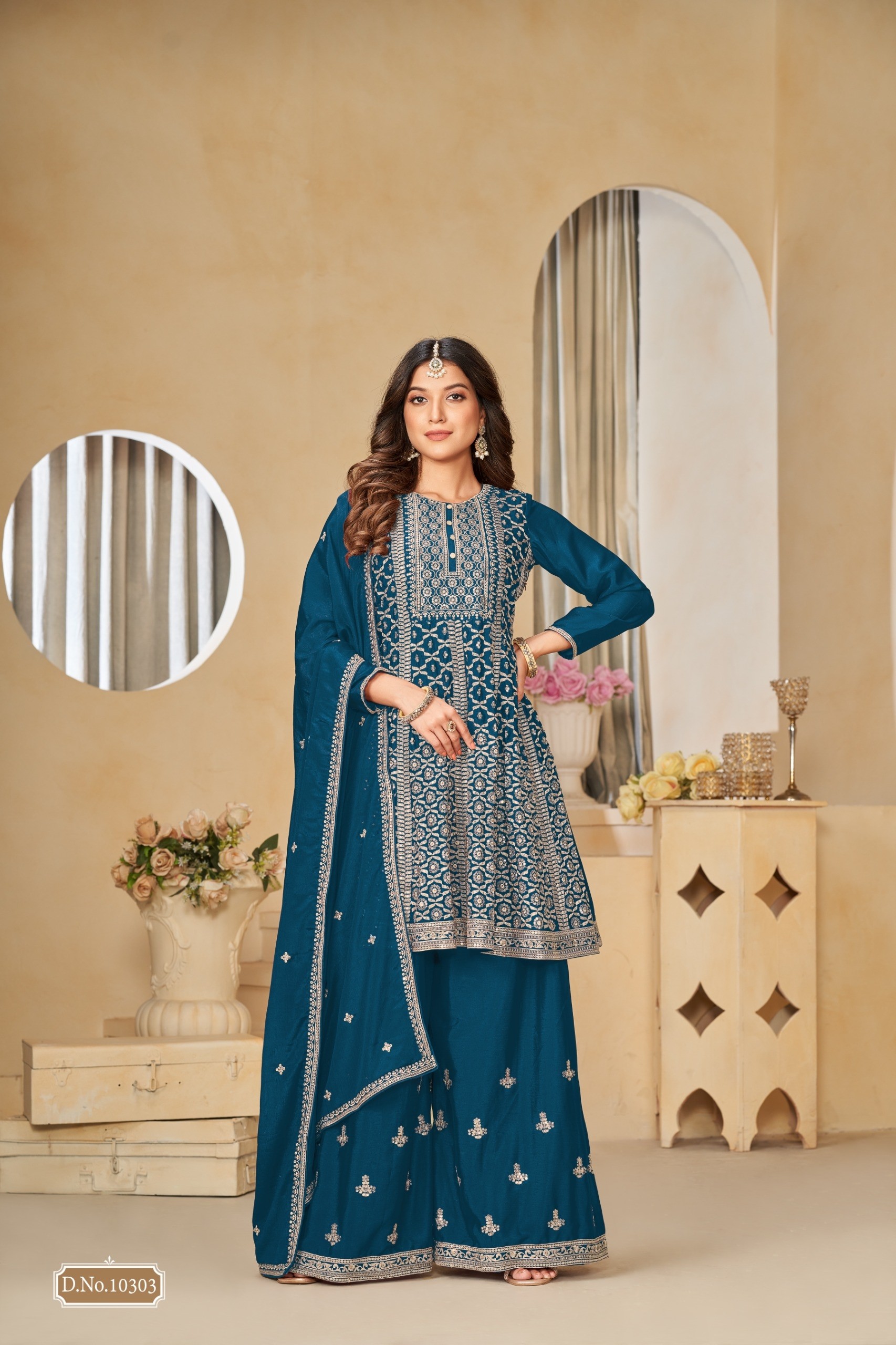 ANJUBA VOL 30 PARTY WEAR PARTY PLAZZO SALWAR SUIT
