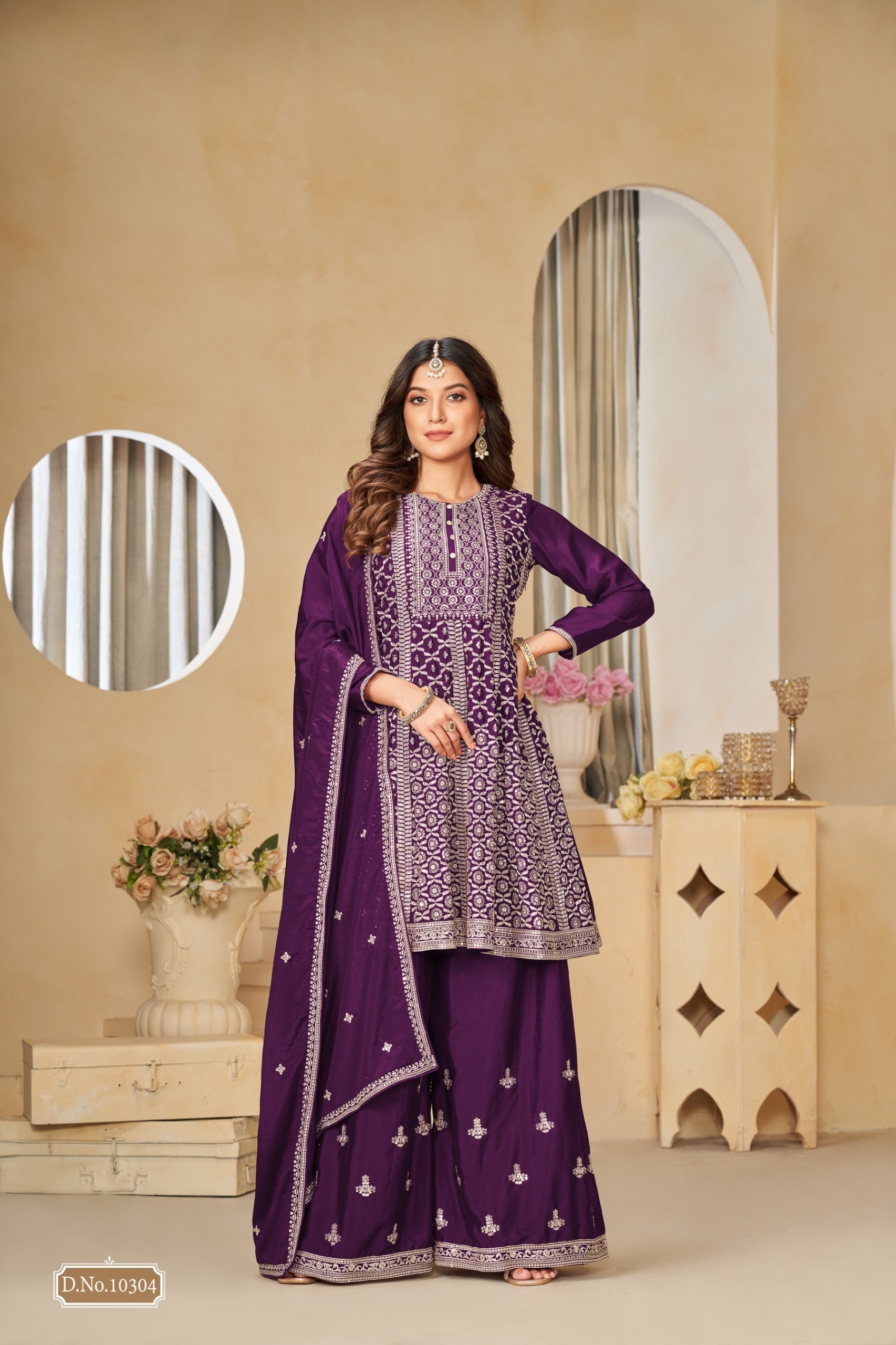 ANJUBA VOL 30 PARTY WEAR PARTY PLAZZO SALWAR SUIT