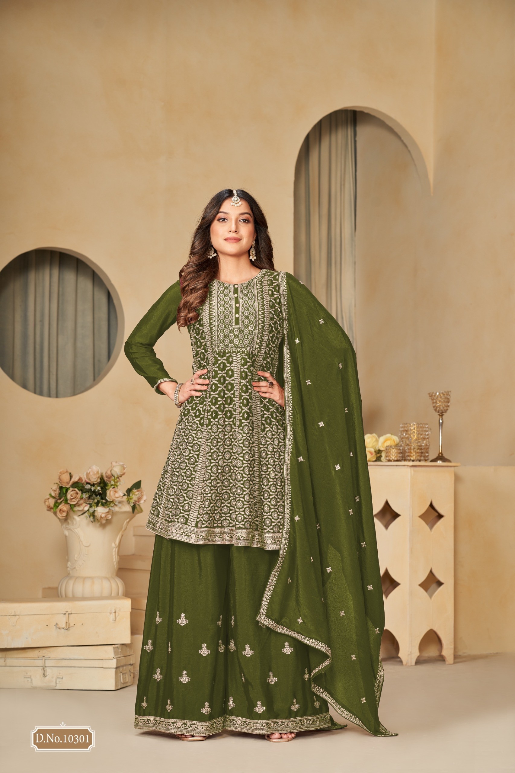 ANJUBA VOL 30 PARTY WEAR PARTY PLAZZO SALWAR SUIT