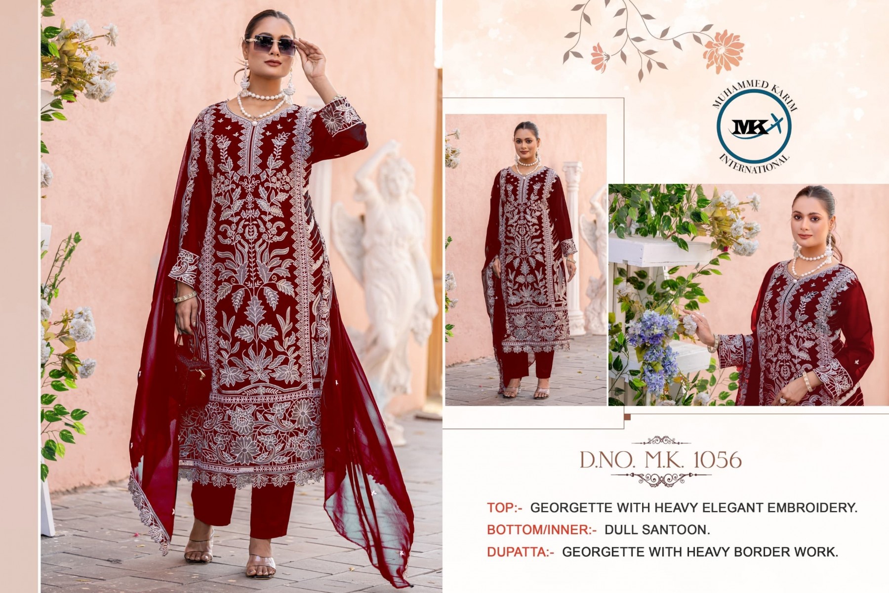 MK 1056 PAKISTANI SUPRE HIT GORGTTE SALWAR SUIT