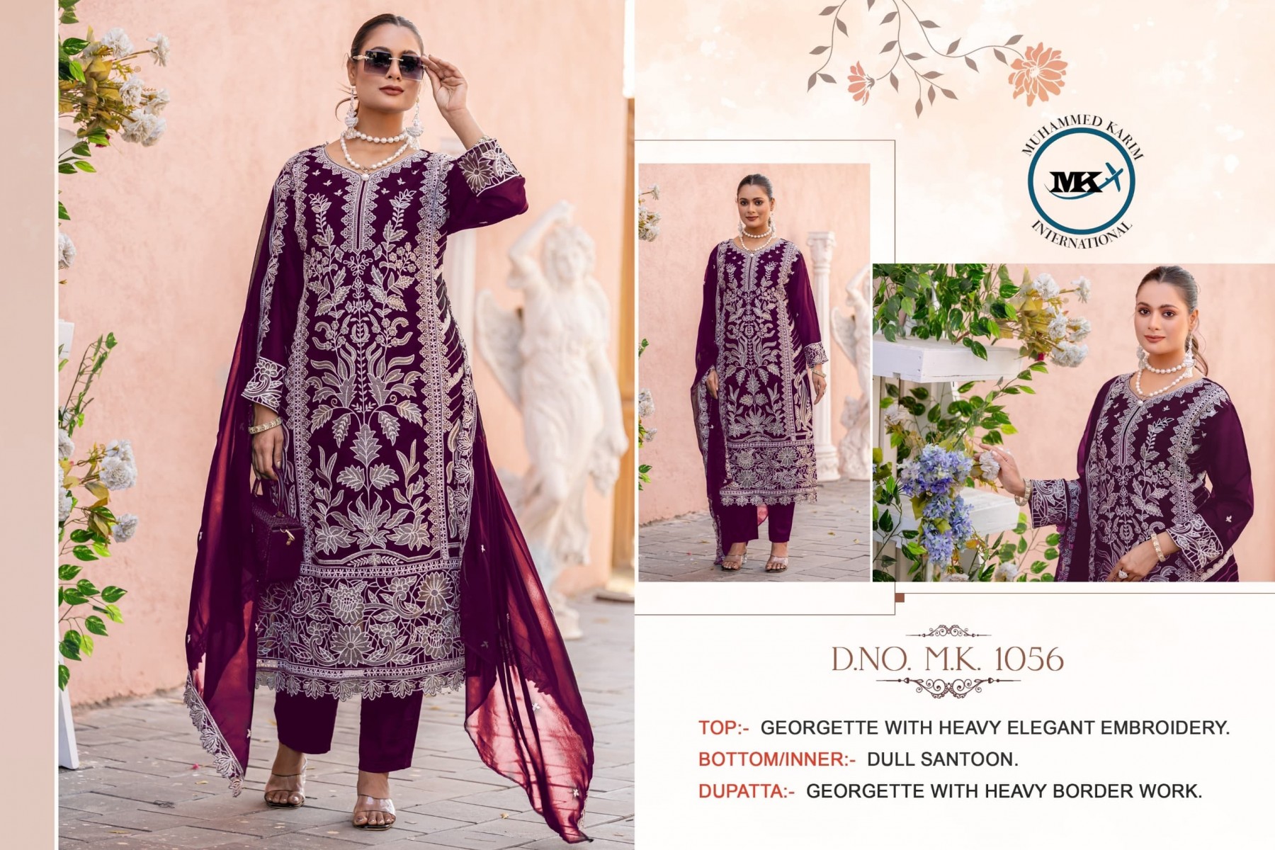 MK 1056 PAKISTANI SUPRE HIT GORGTTE SALWAR SUIT