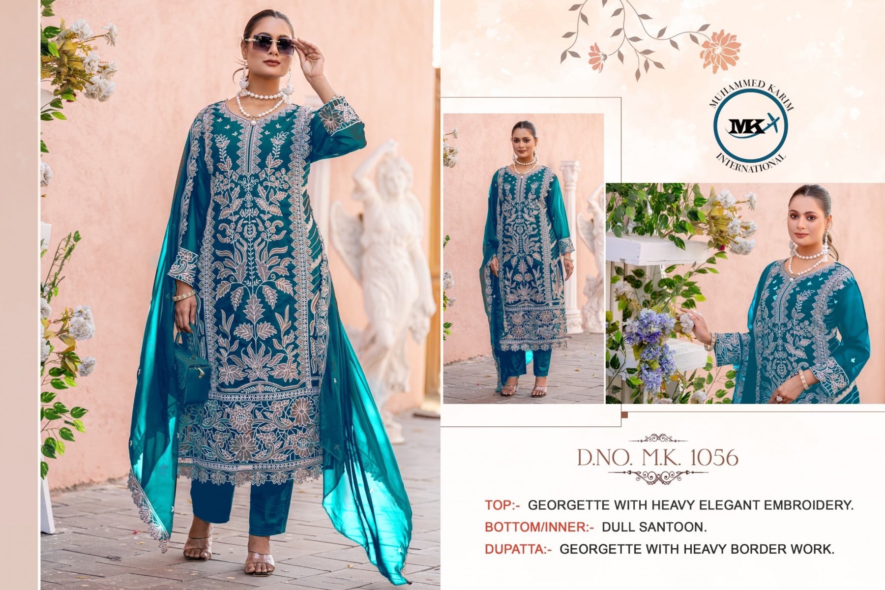 MK 1056 PAKISTANI SUPRE HIT GORGTTE SALWAR SUIT