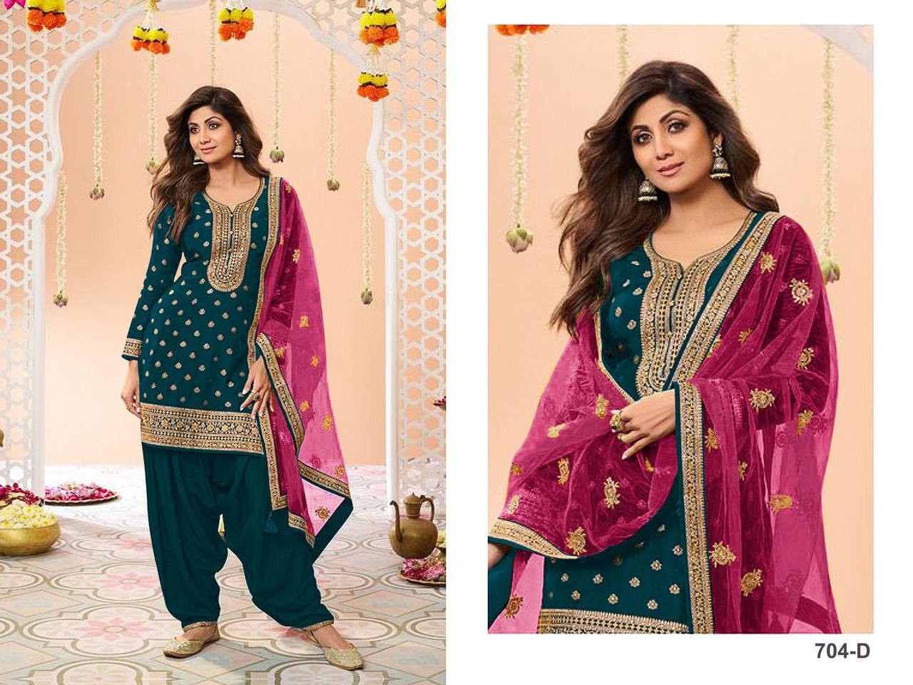 SITARAH 704 NEW PRESENTING PANJABI PATIYALA SALWAR SUIT